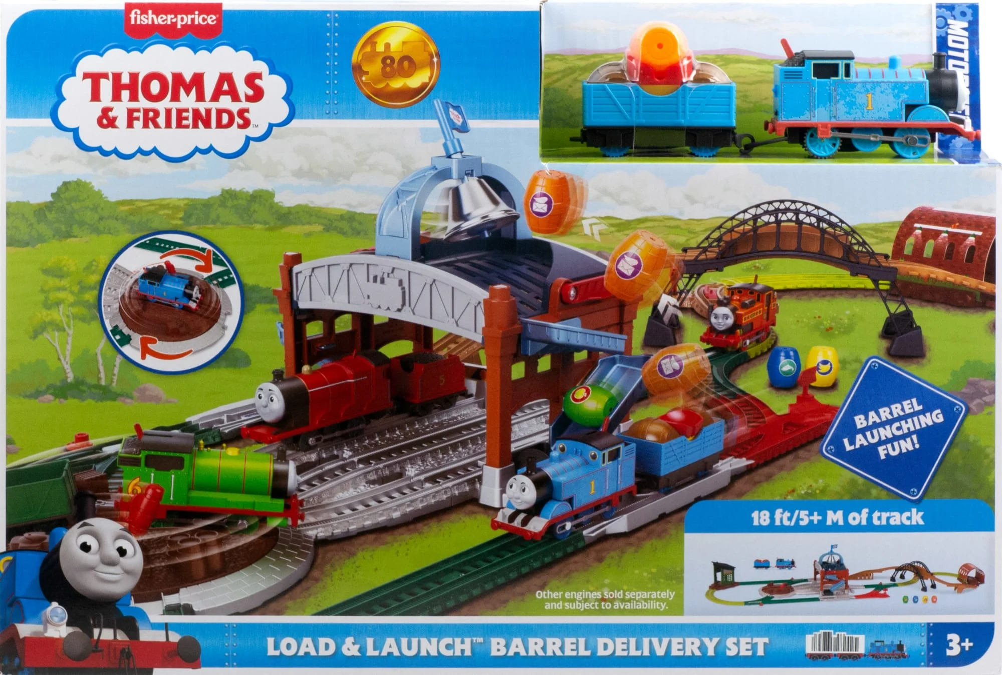 Thomas e Seus Amigos Pista de Brinquedo Motorizada Entregue os Barris! - Image 6