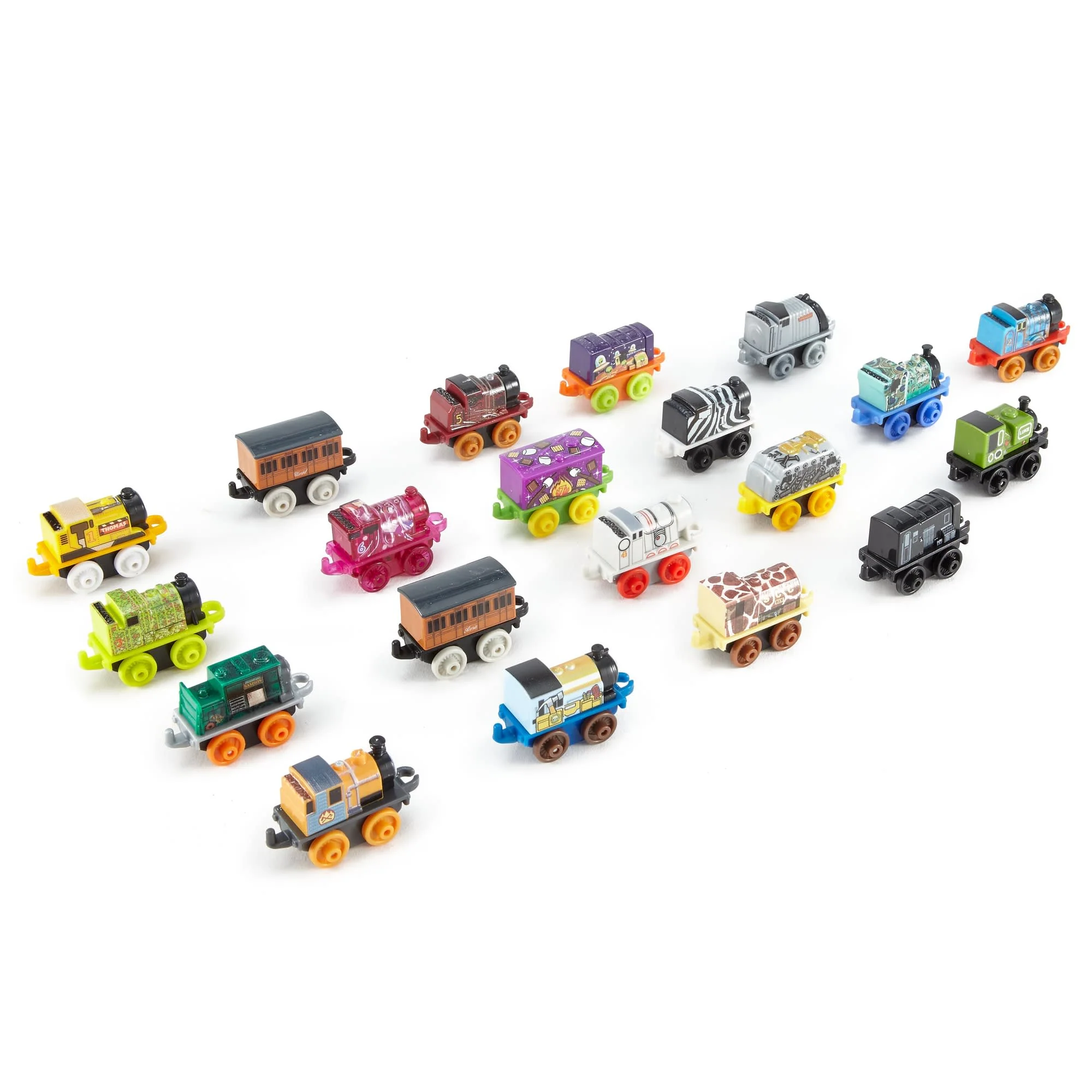 Thomas & Friends Minis Toy Train Pack, 20 Miniature Engines And Railway Vehicles For Preschool Kids - Image 4