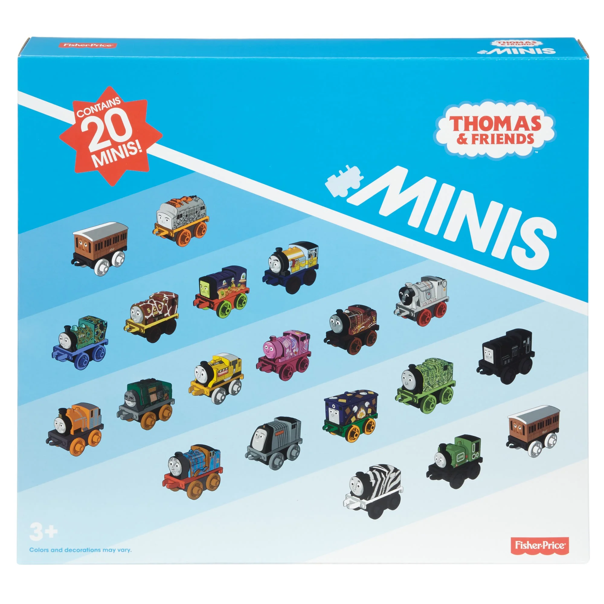 Thomas & Friends Minis Toy Train Pack, 20 Miniature Engines And Railway Vehicles For Preschool Kids - Image 6