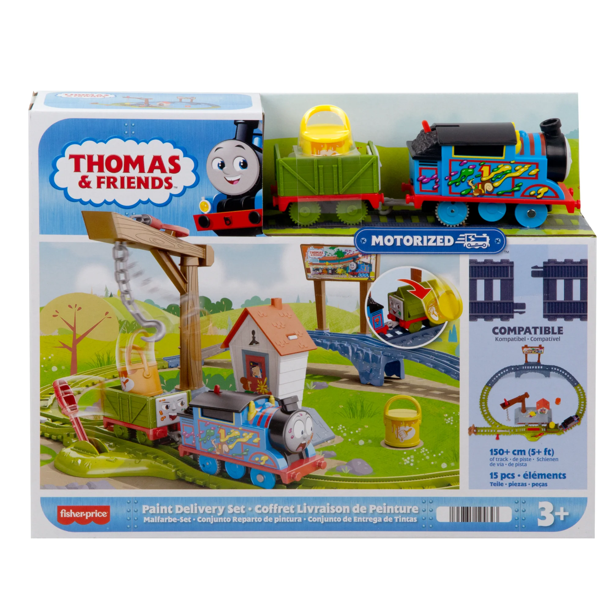 Thomas & Friends Pista de Juguete Entrega de Pintura - Image 6