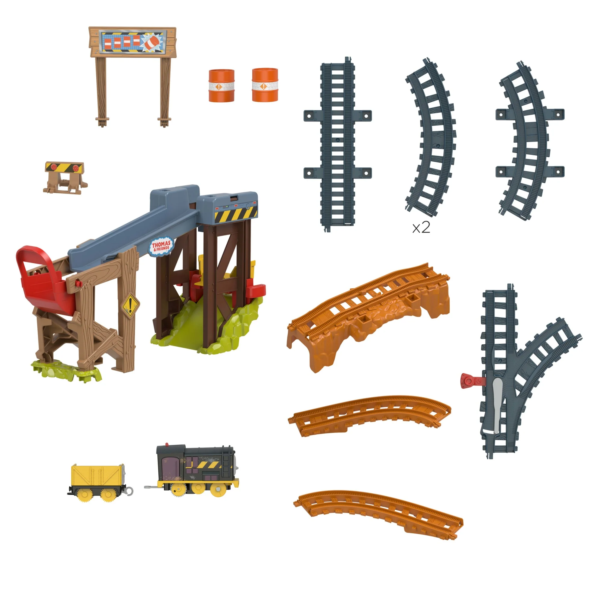 Thomas & Friends Pista de Juguete Motorizada de Construcción Diesel - Image 5