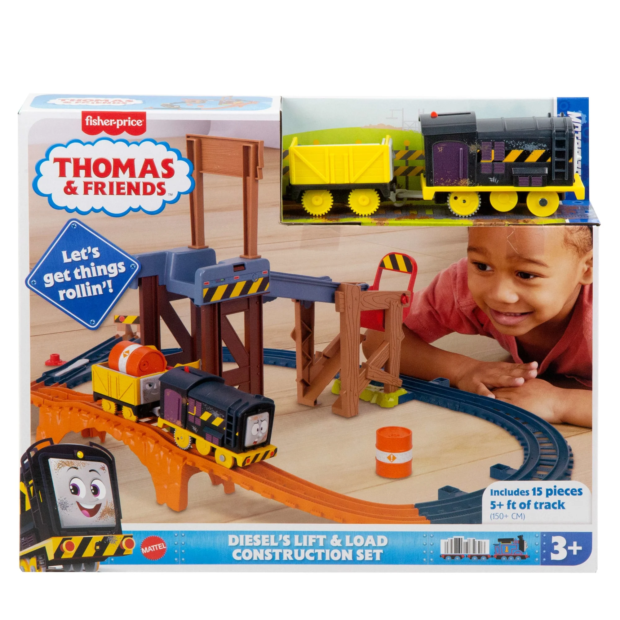 Thomas & Friends Pista de Juguete Motorizada de Construcción Diesel - Image 6