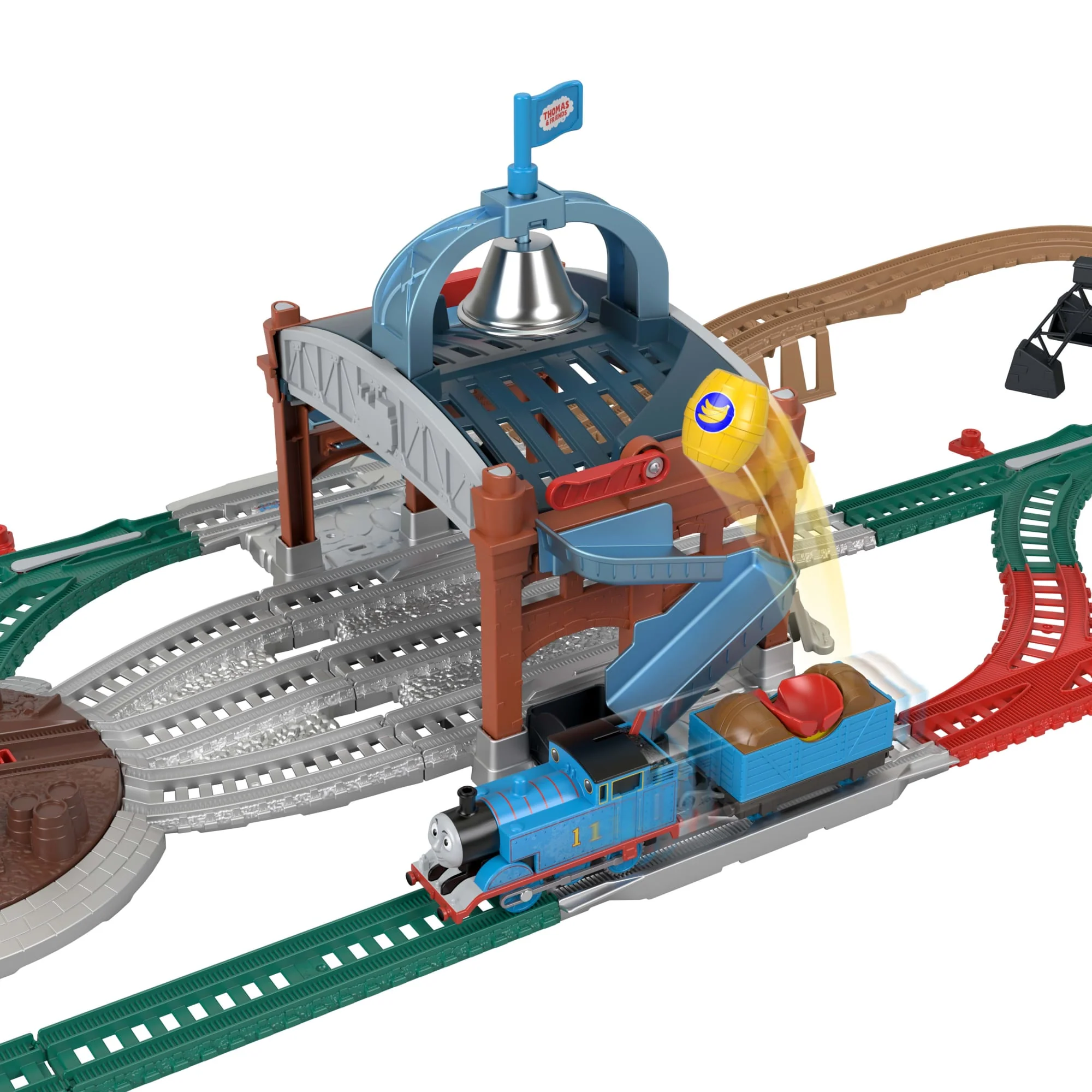 Thomas & Friends Pista de Juguete Motorizada ¡Entrega los Barriles! - Image 3