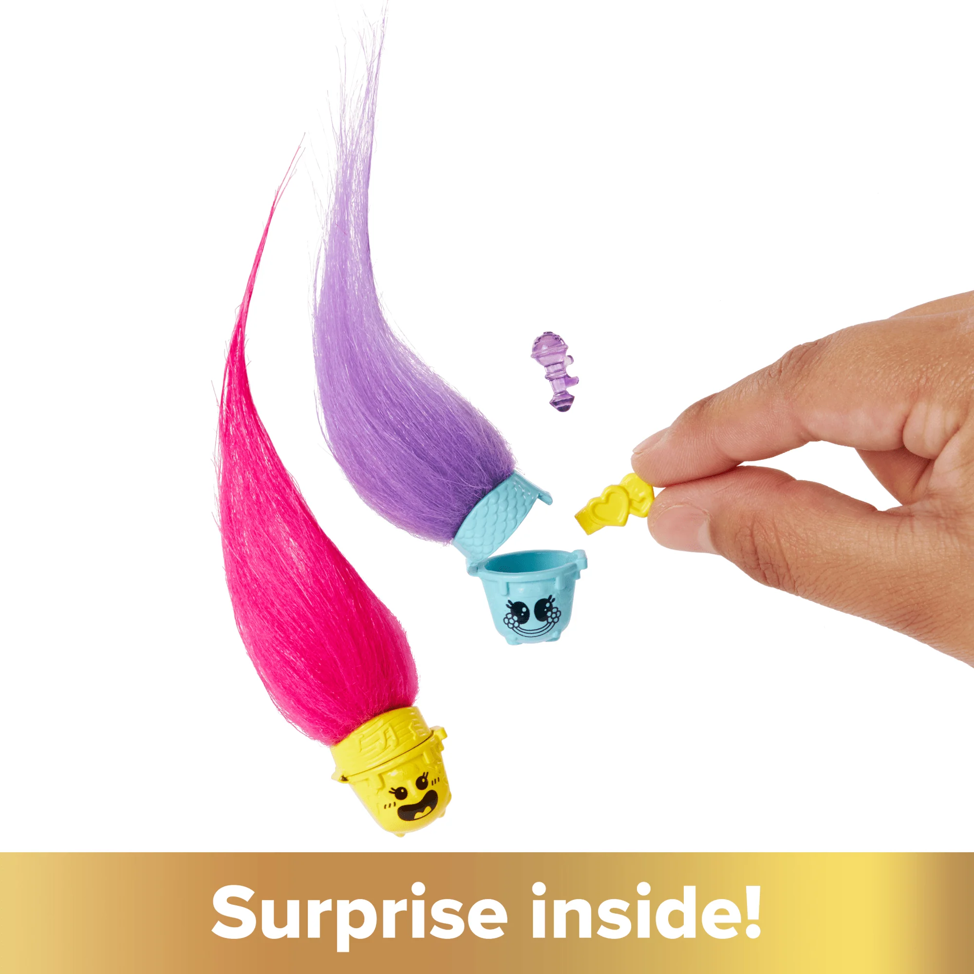Dreamworks Trolls Band Together Hair Pops Queen Poppy Small Doll & Accessories, Toys inspired By The Movie - Image 4