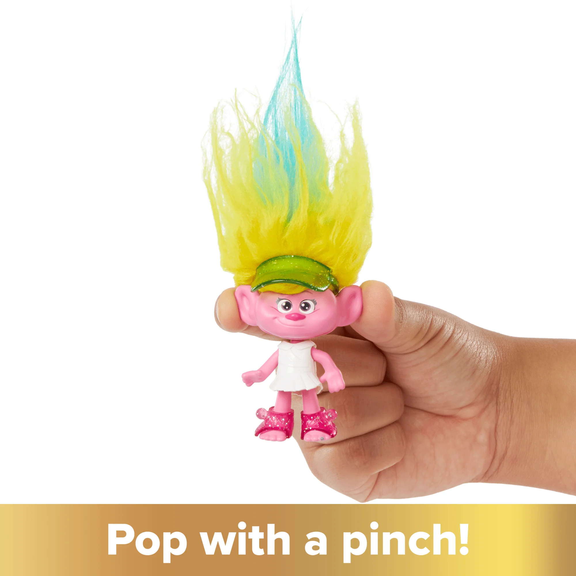 Dreamworks Trolls Band Together Hair Pops Viva Small Doll & Accessories, Toys inspired By The Movie - Image 3