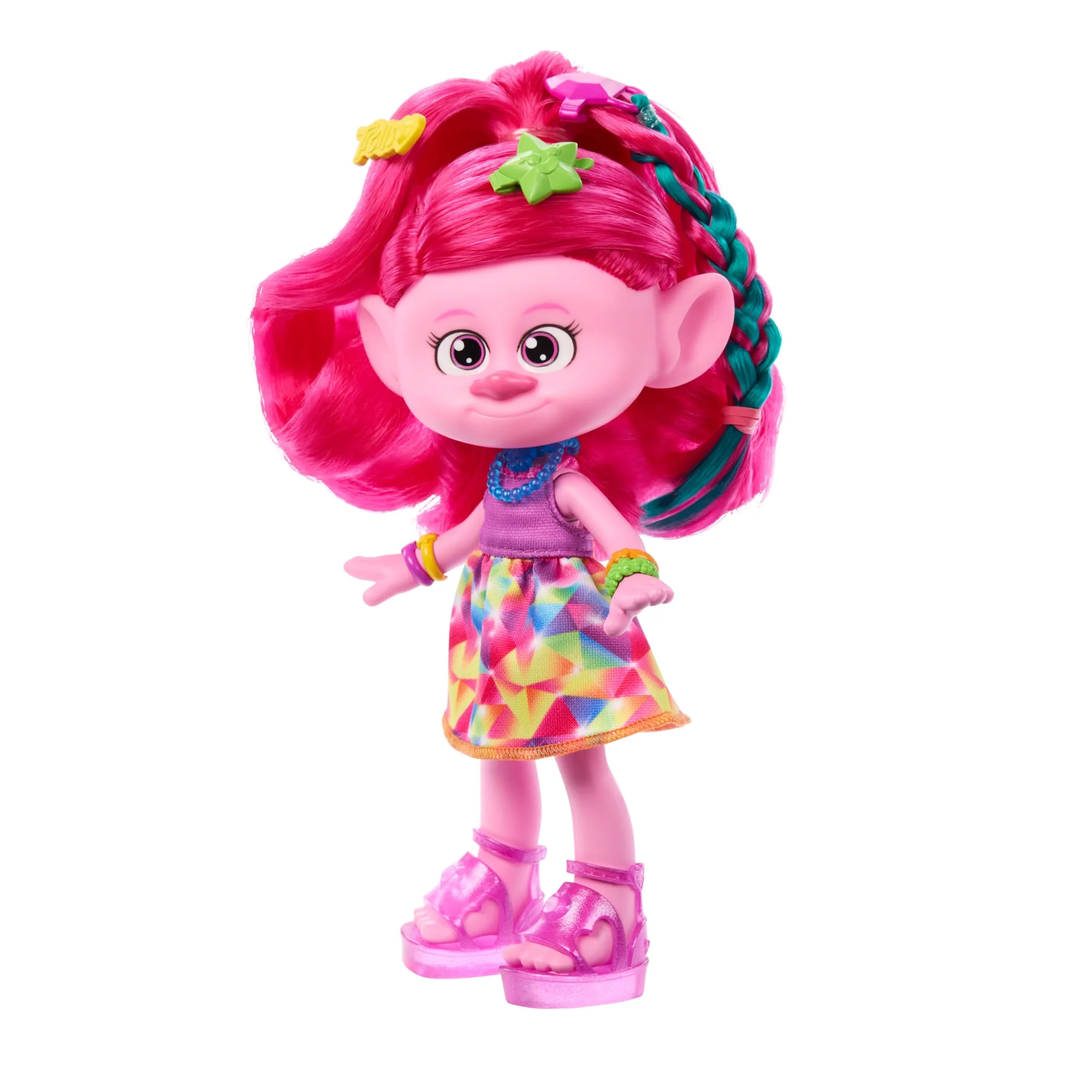 Dreamworks Trolls Band Together Cheveux Pailletés Reine Poppy - Image 5