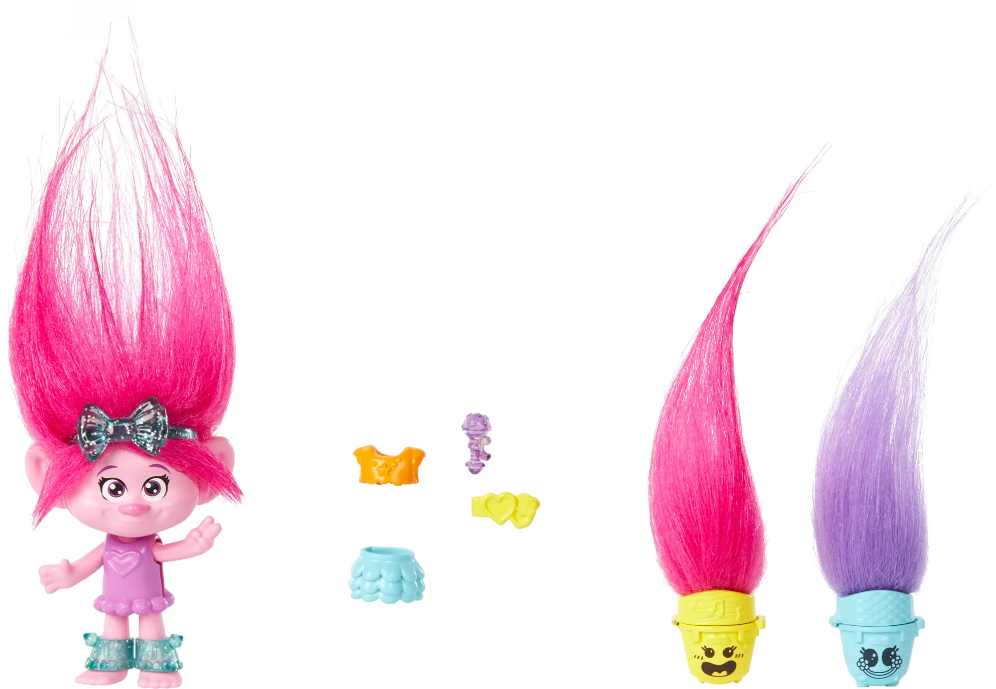 Dreamworks Trolls Band Together Petite Poupée Hair Pops Poppy - Image 5