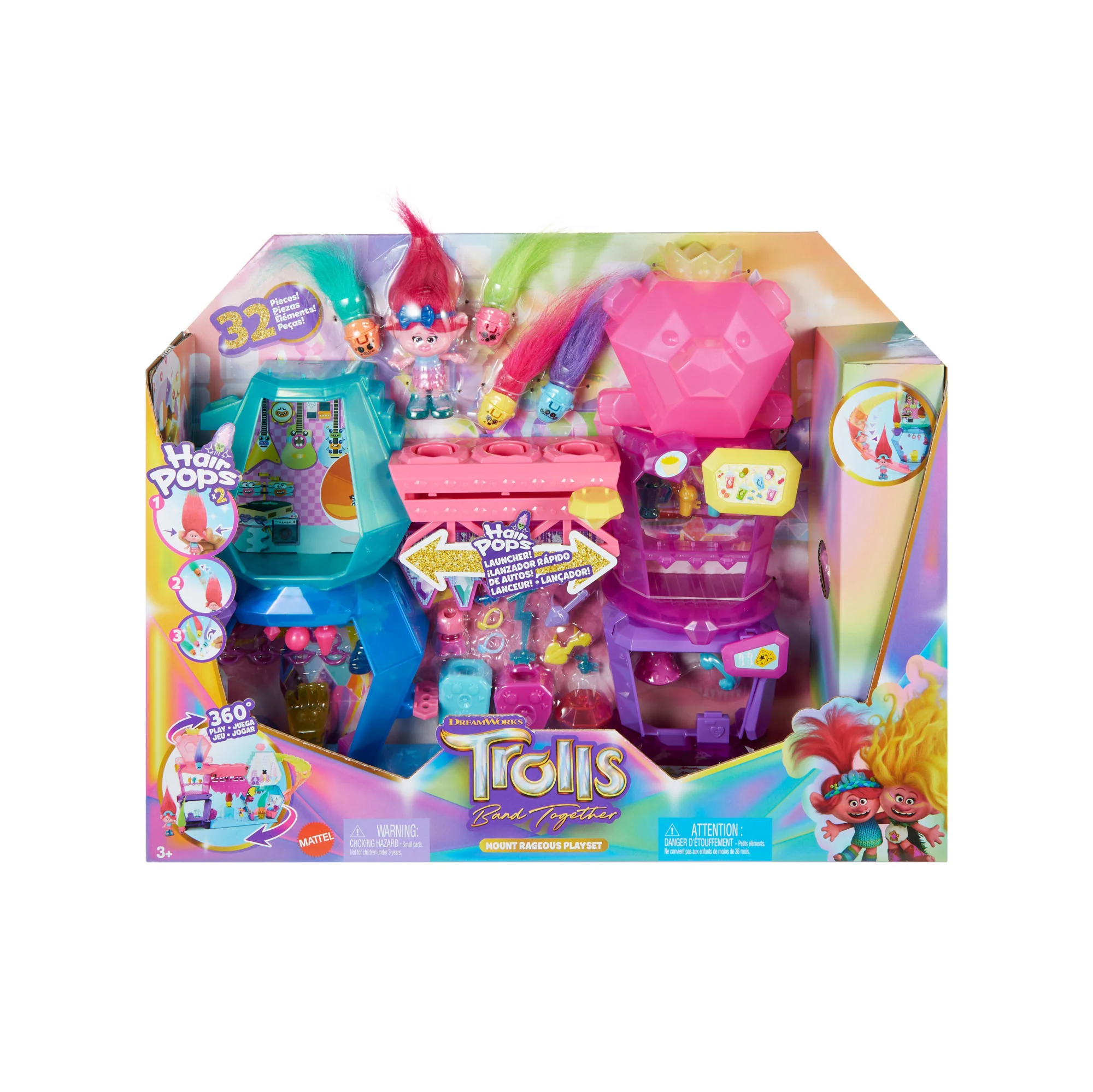 Dreamworks Trolls Band Together Mount Rageous Small Doll Playset - Image 6