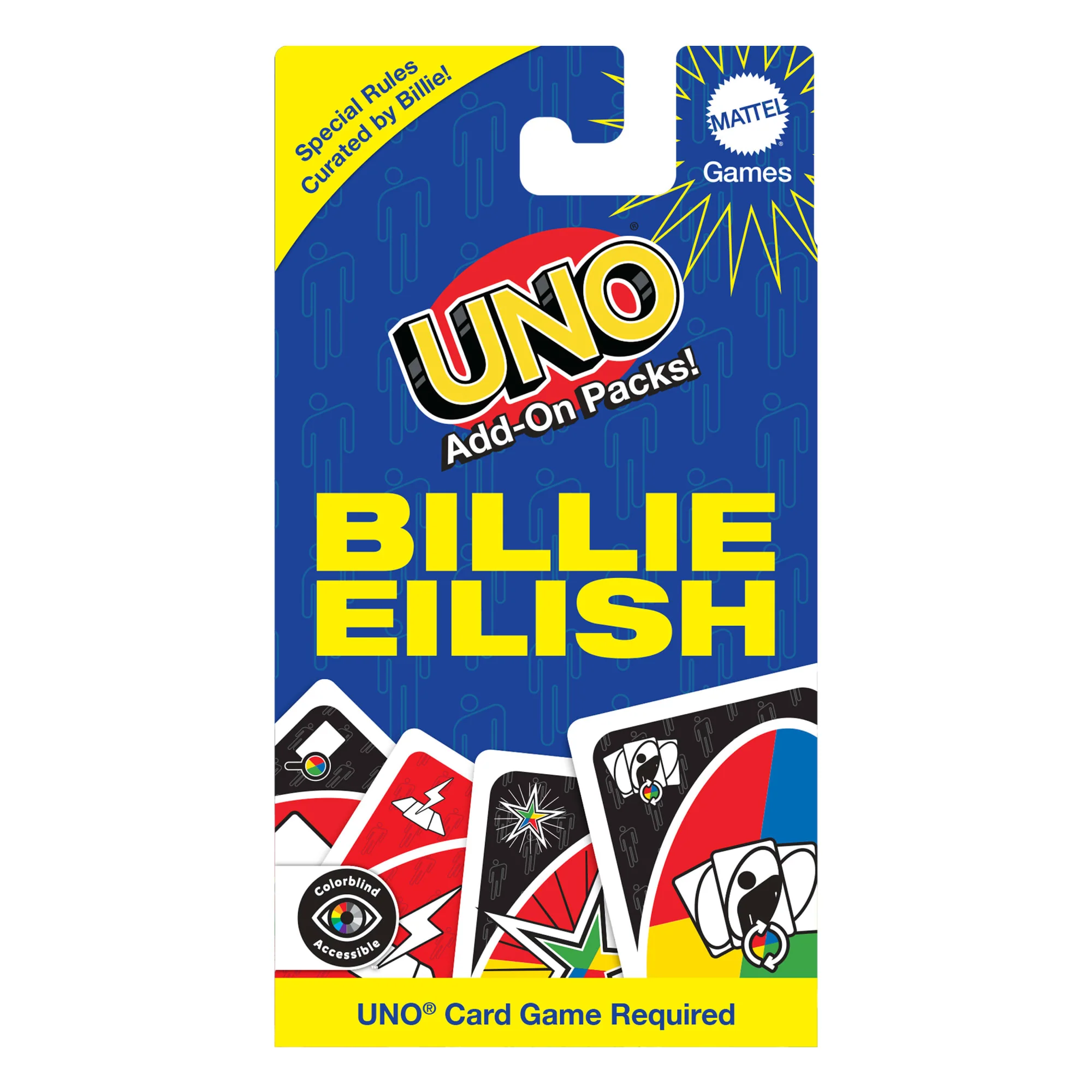 UNO Add-On Pack Billie Eilish Card Game For Family & Game Nights, Travel, Camping & Parties - Image 6