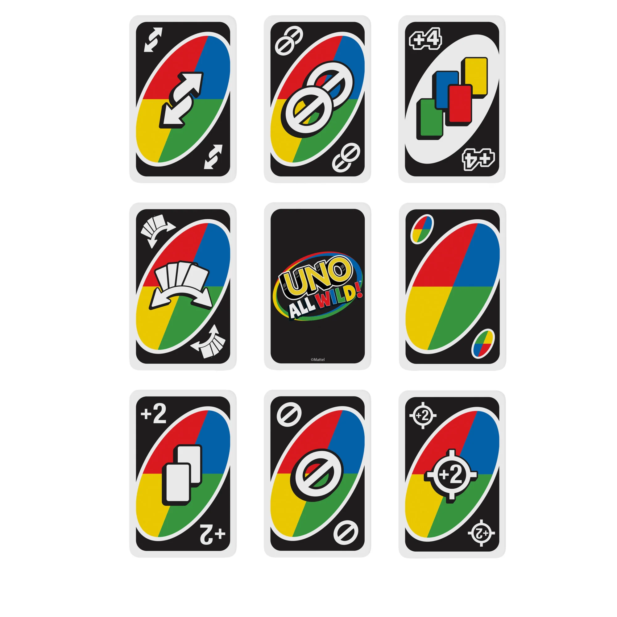 UNO All Wild Card Game For Family Night, No Matching Colors Or Numbers Because All Cards Are Wild - Image 3