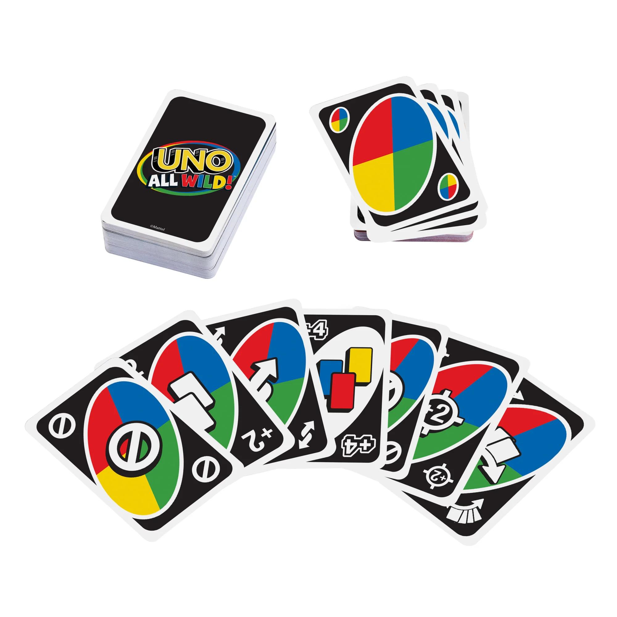 UNO All Wild Card Game For Family Night, No Matching Colors Or Numbers Because All Cards Are Wild - Image 6