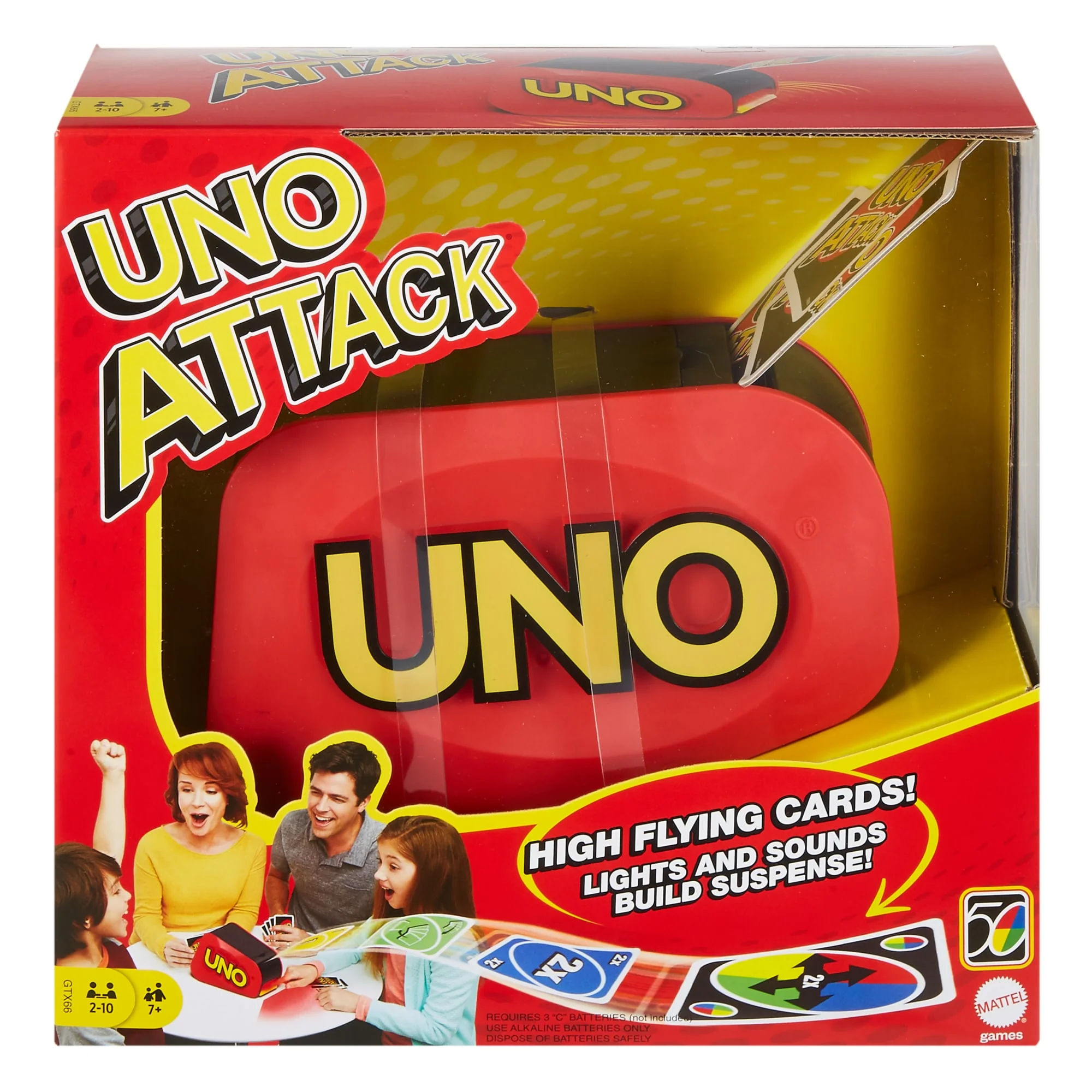 UNO Attack Card Game, Gifts For Kids And Family Night, Card Launcher - Image 6