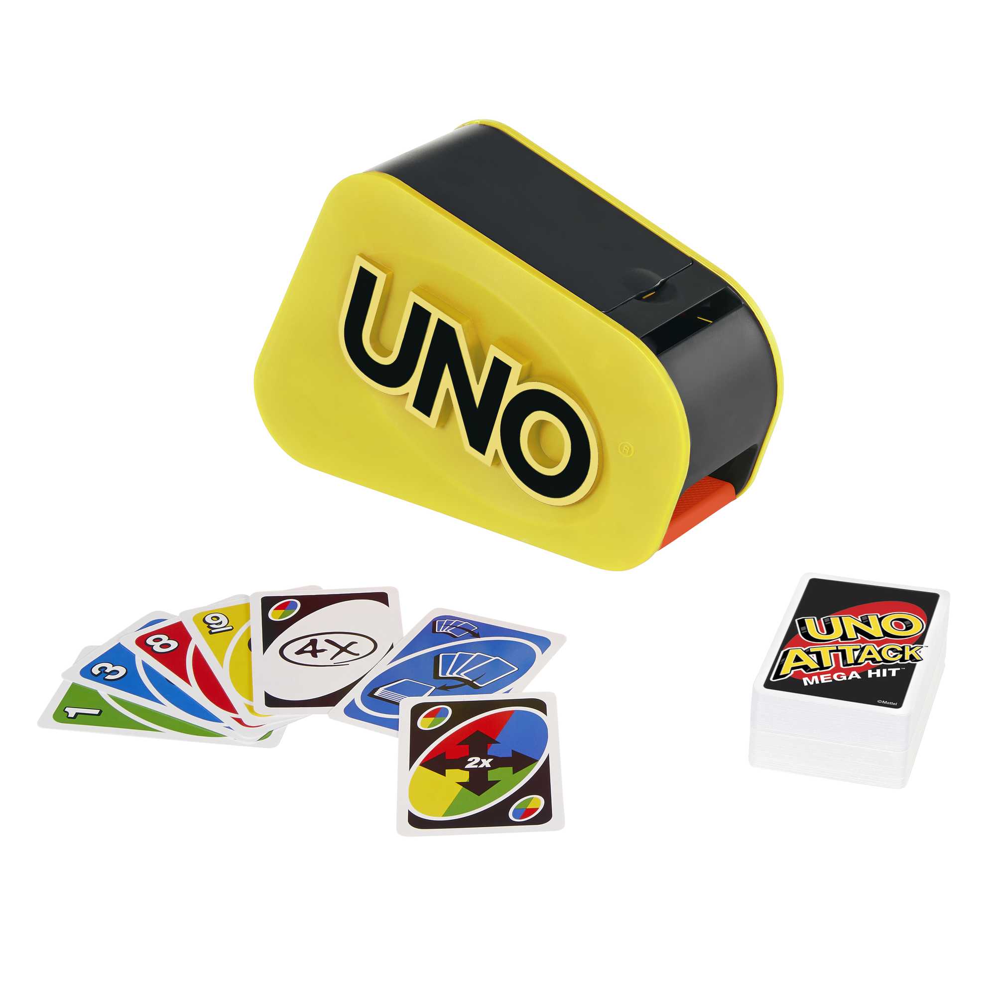UNO Attack MEGA Hit Card Game For Kids, Adults And Family Night, Card Blaster - Image 5