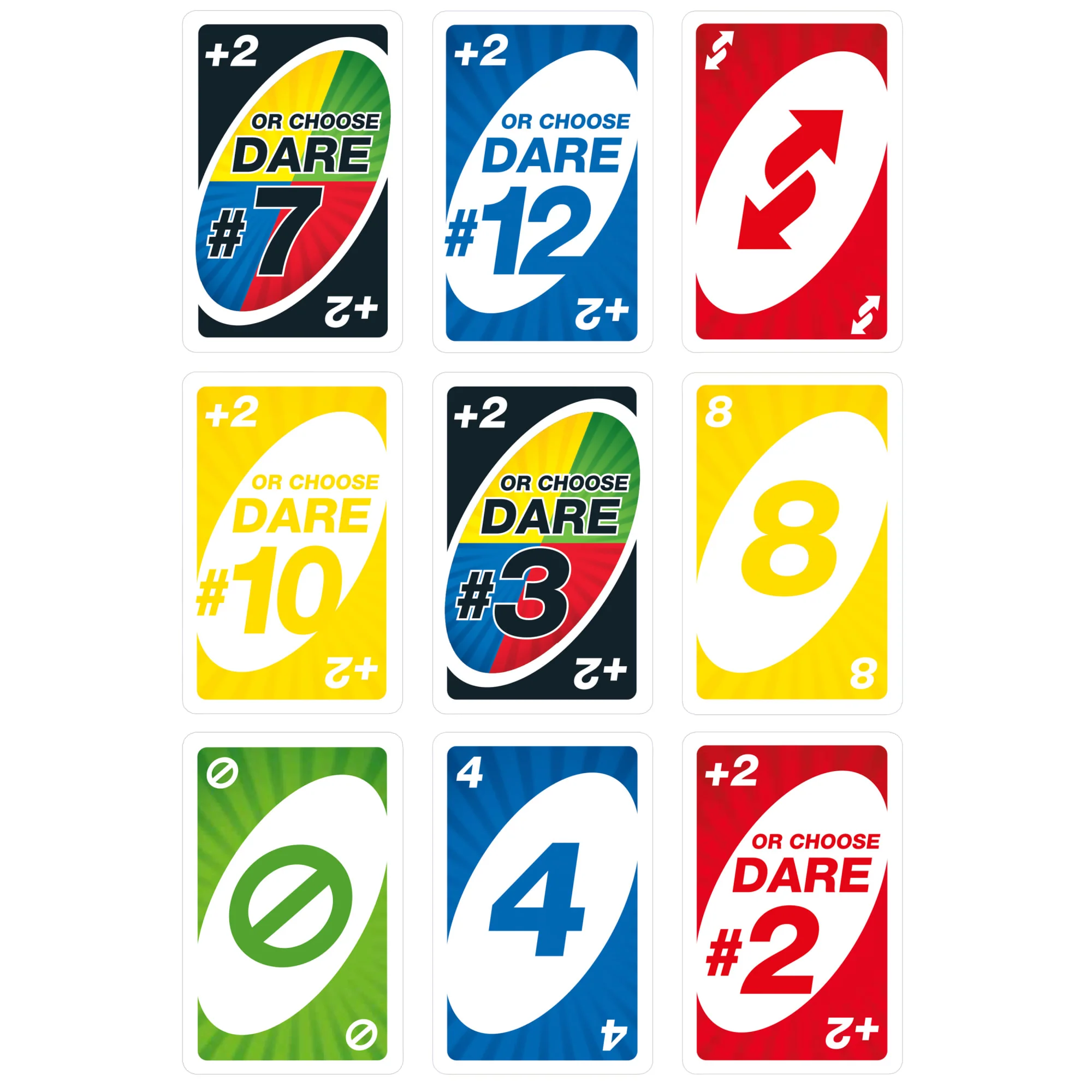 UNO Dare Card Game For Family Nights, Game Nights, Travel, Camping & Parties - Image 6