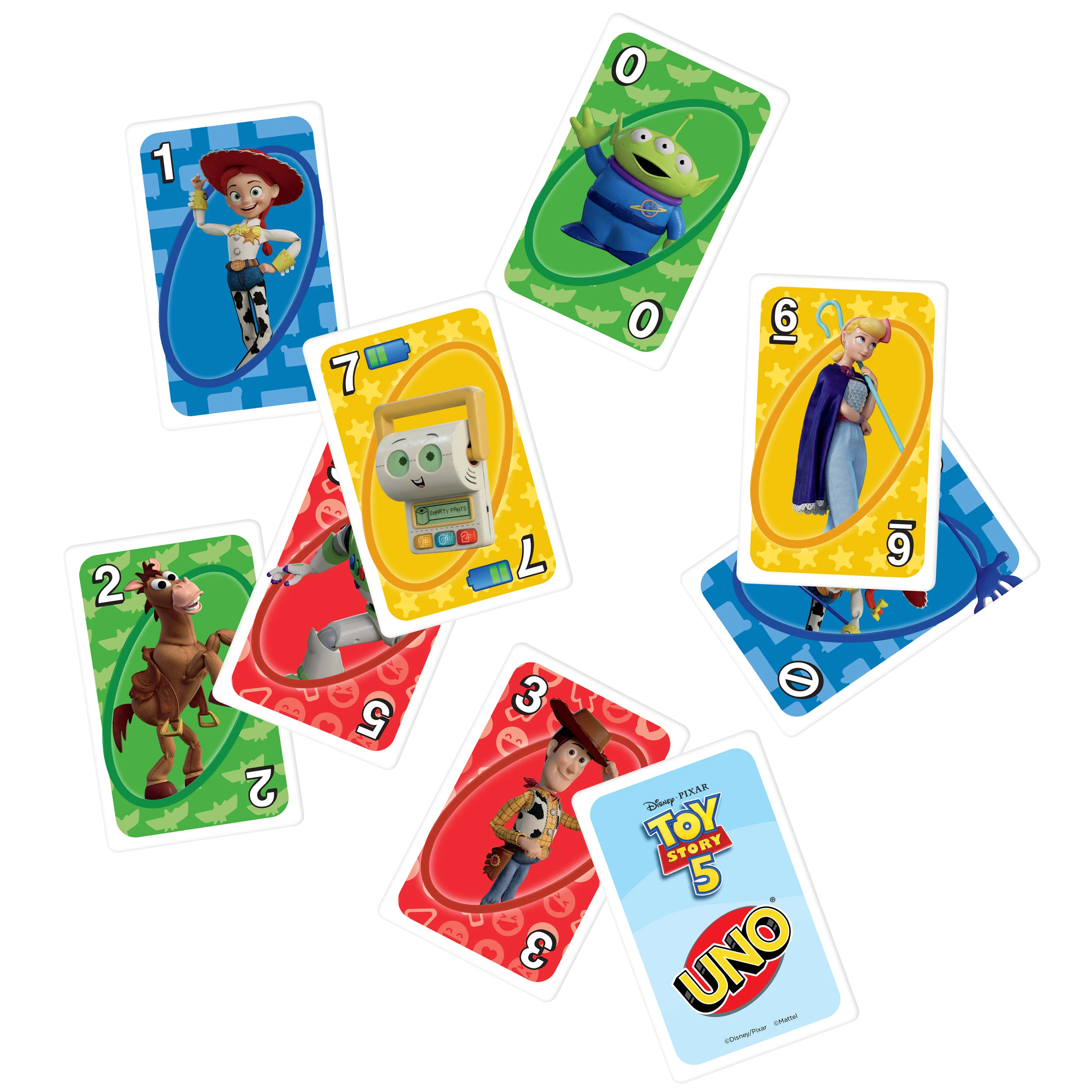 UNO Disney And Pixar Toy Story 5 Card Game For Kid, Adult & Family Nights, Deck Inspired By The Movie - Image 3