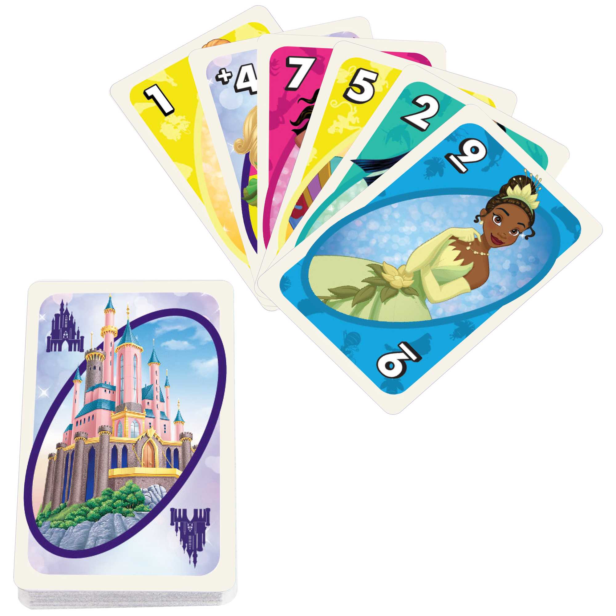 UNO Disney Princesses Matching Card Game, 112 Cards With Unique Wild Card & instructions - Image 4