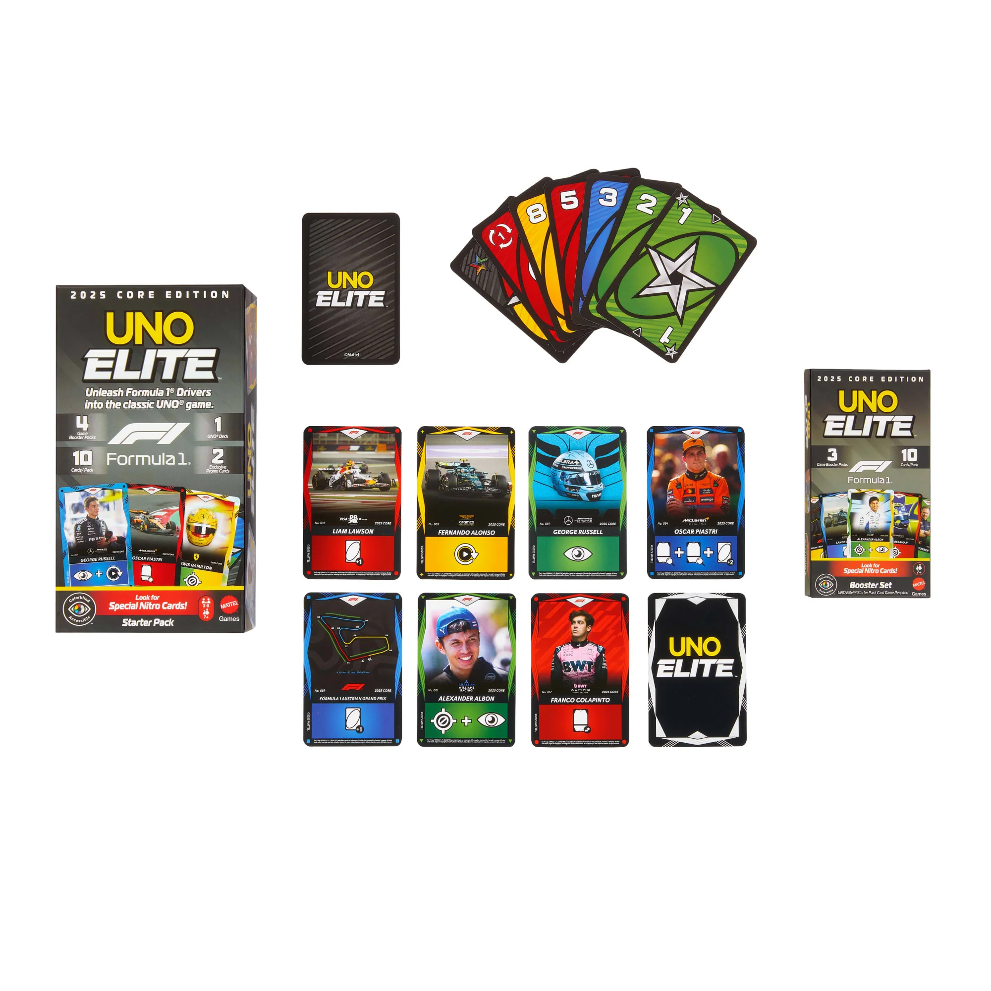 UNO Elite F1 Jogo de Cartas Booster Set - Image 2