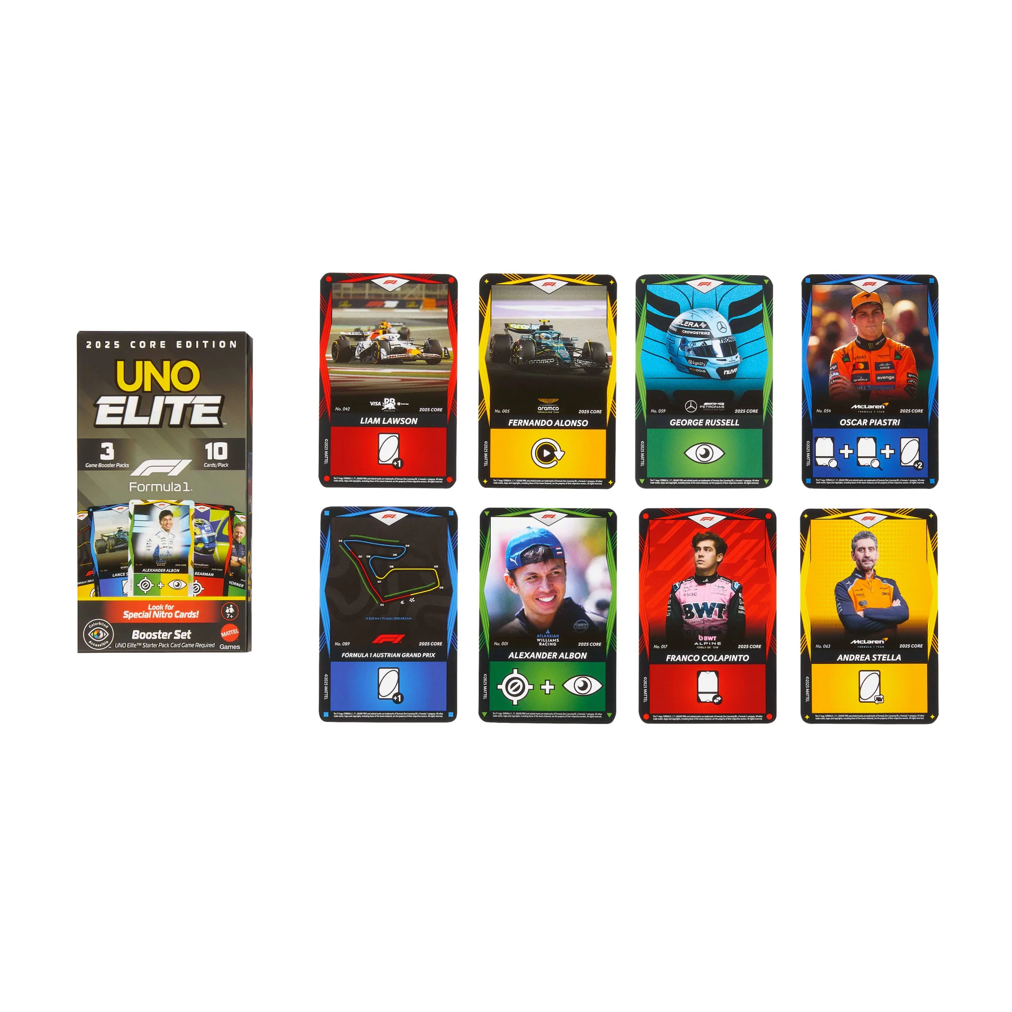 UNO Elite F1 Jogo de Cartas Booster Set - Image 5