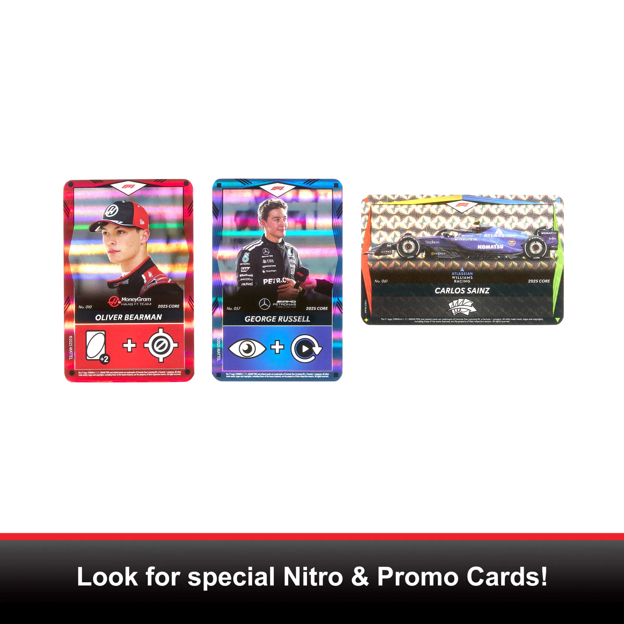 UNO Elite Formula 1 2025 Core Edition Starter Pack Card Game With 4 Game Booster Packs & 2 Promo Cards - Image 4