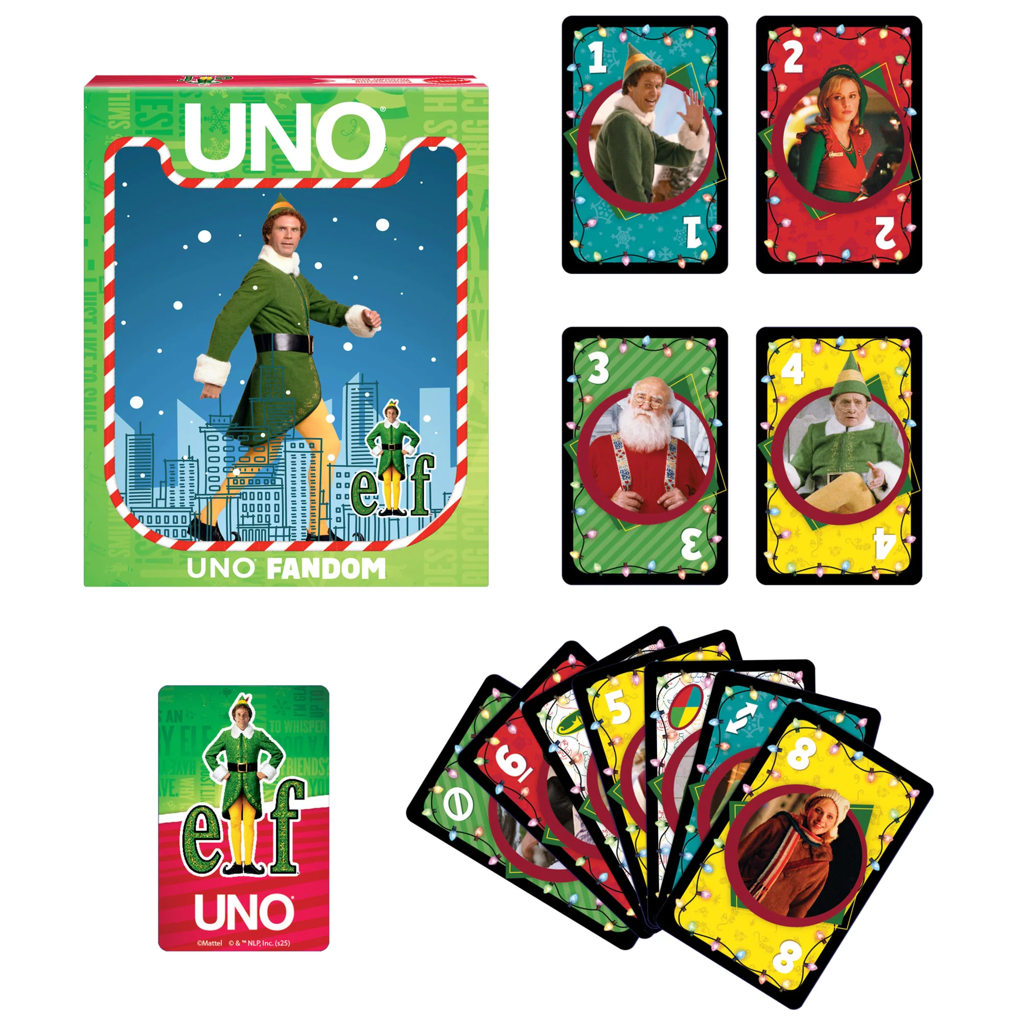 UNO Fandom Elf Card Game With Collectible Foil Card For Kids, Adults & Family Night - Image 6