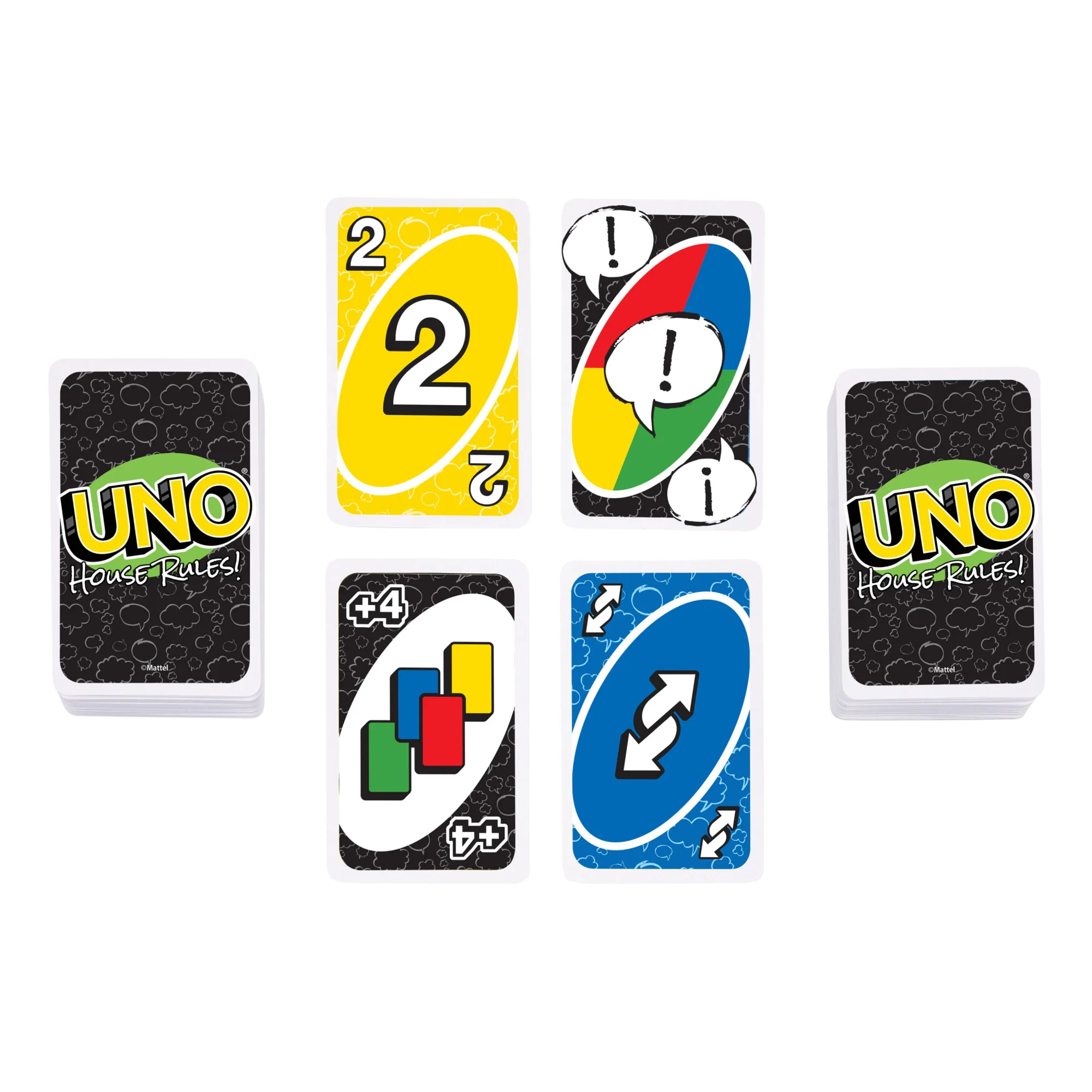 UNO House Rules Card Game For Adult, Family & Game Night - Image 4