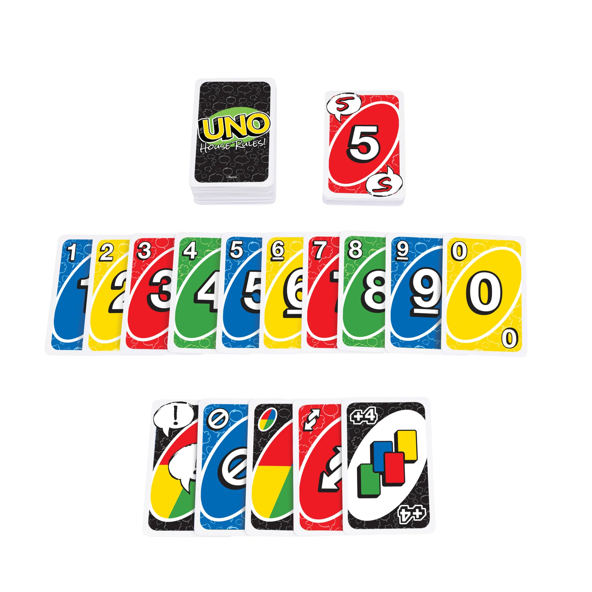 UNO House Rules Card Game For Adult, Family & Game Night - Image 5