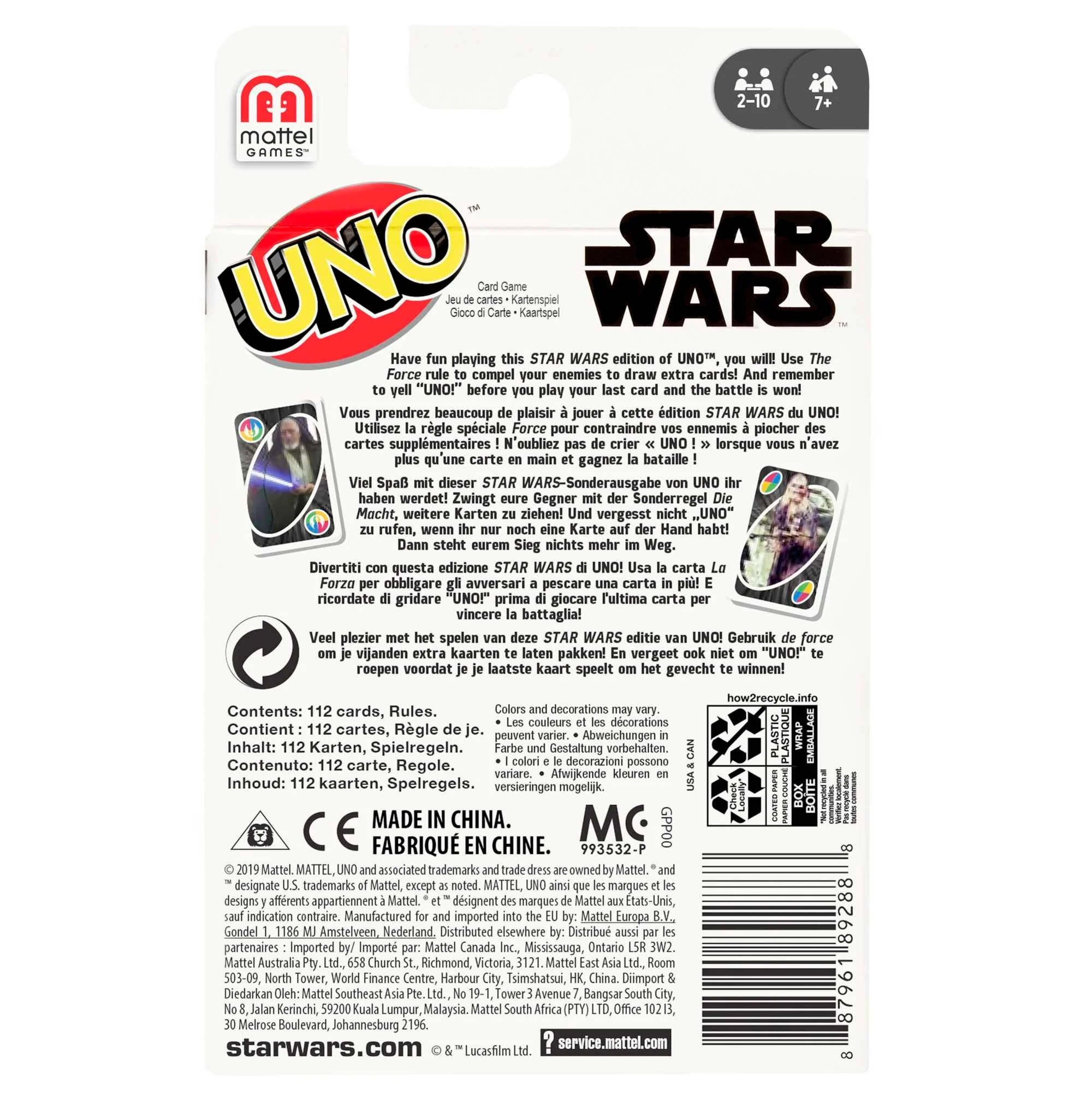 UNO Juego de Cartas Star Wars - Image 4