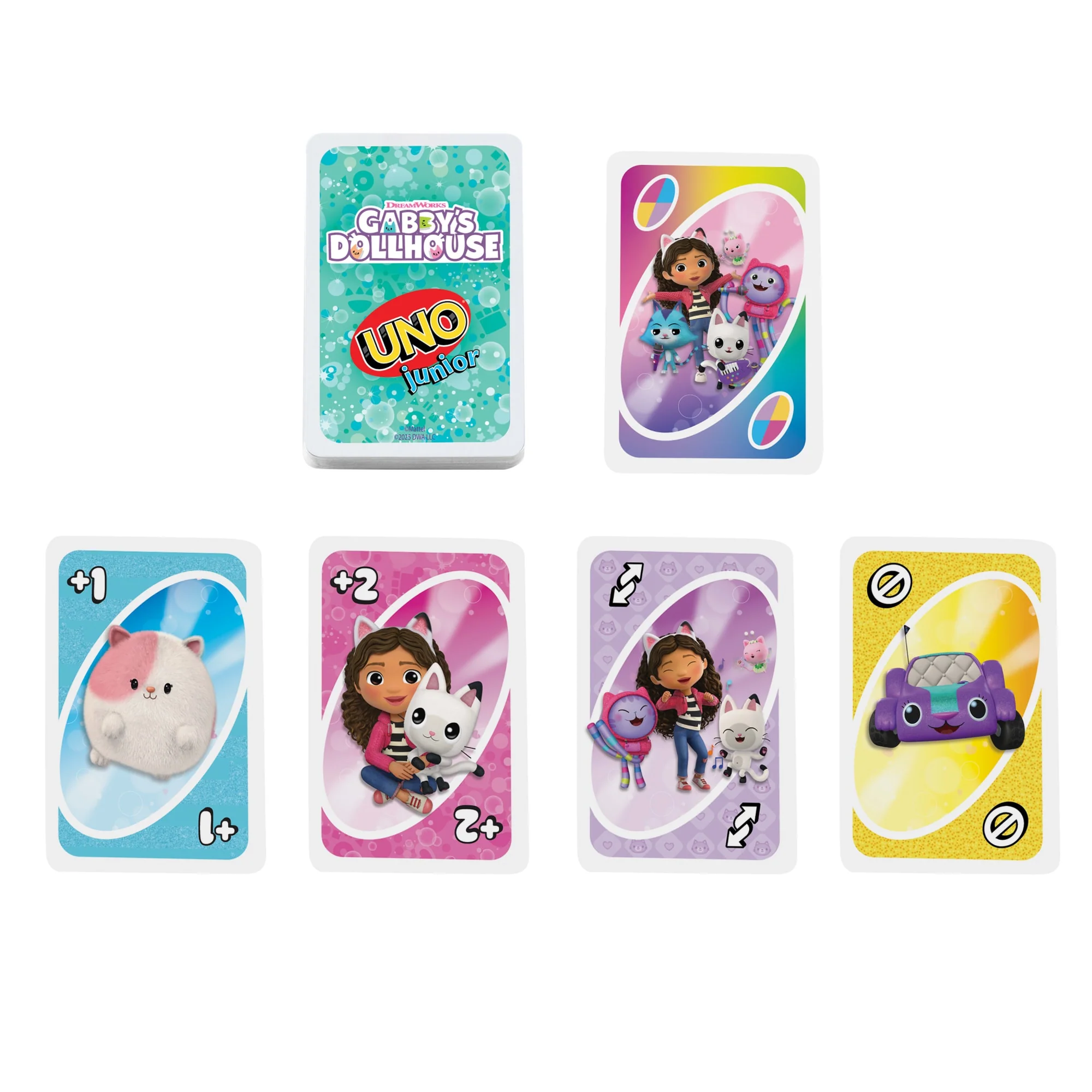 UNO Junior Gabby's Dollhouse Card Game For Kids, Parents & Family Nights - Image 5