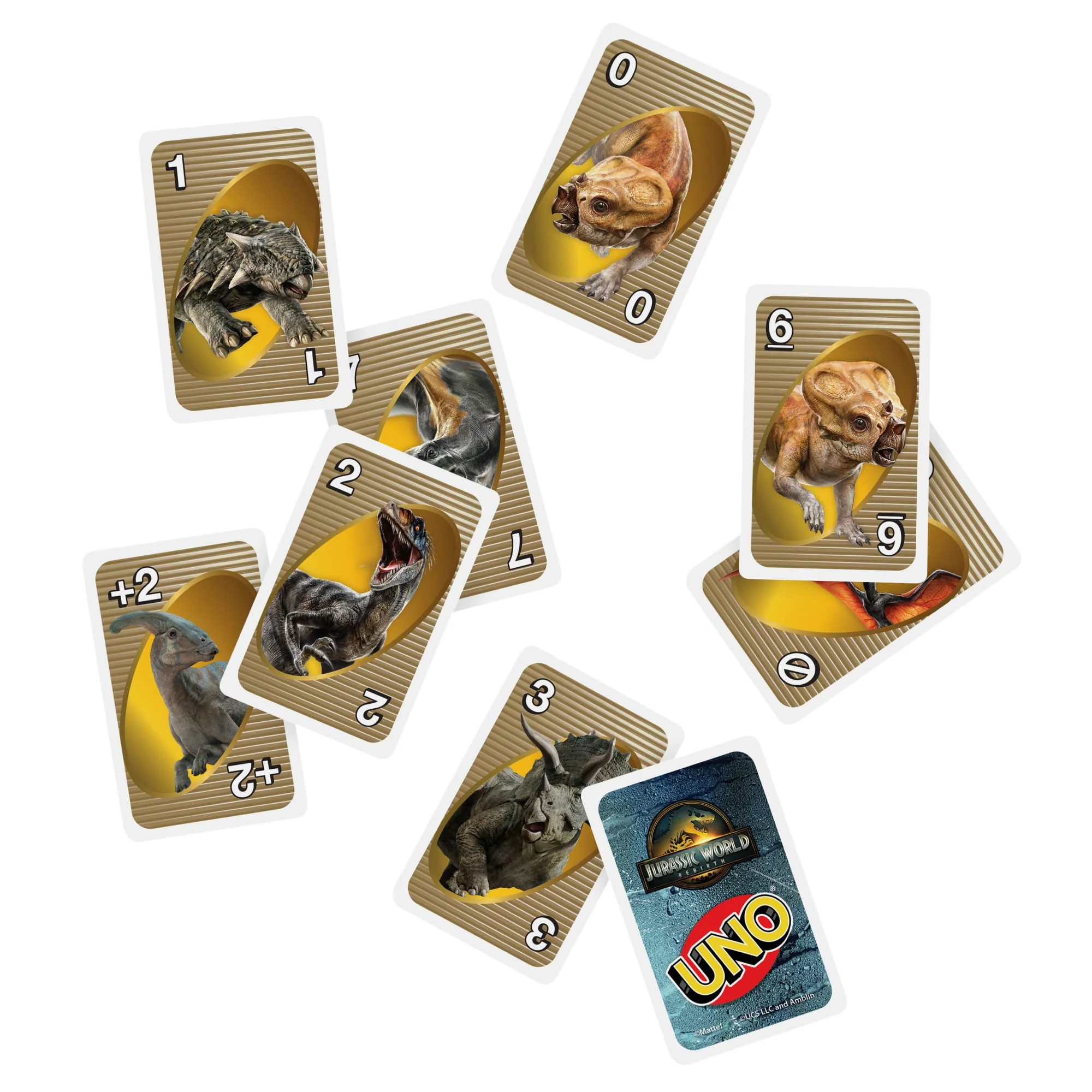 UNO Jurassic World Rebirth Card Game For Kids, Family & Adult Game Nights - Image 5