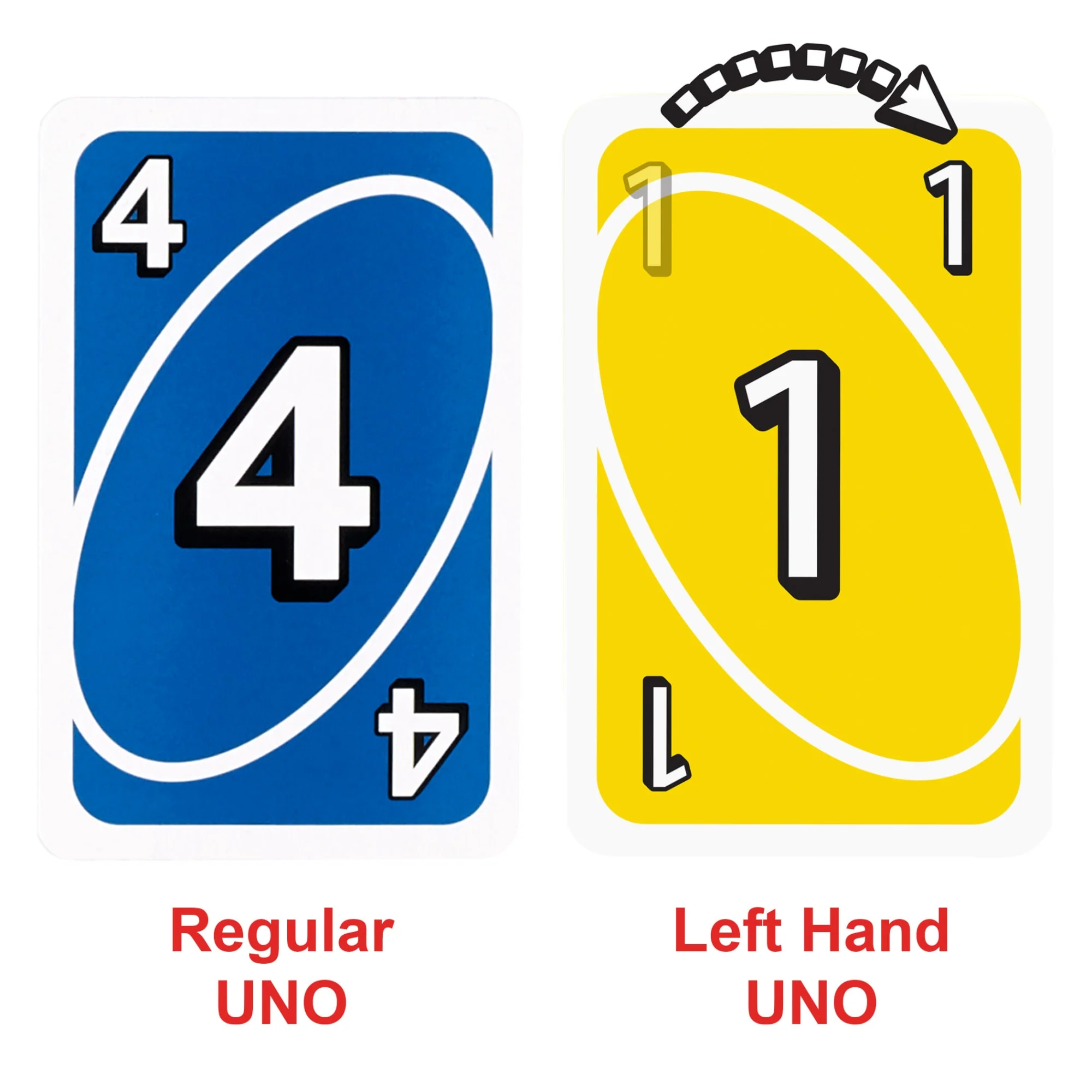 UNO Card Games, Left Hand UNO Game in Storage Tin - Image 3