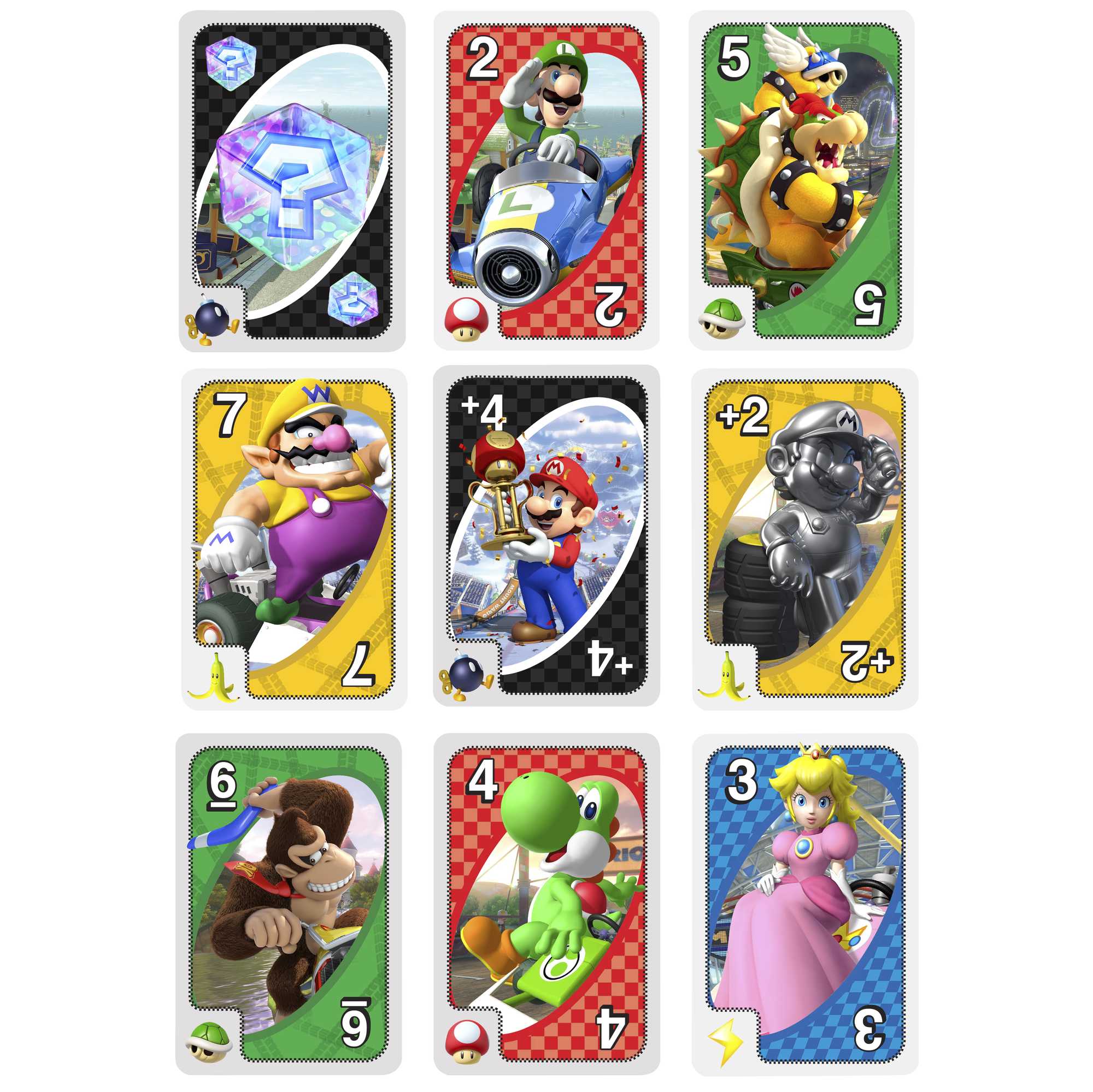 UNO Mario Kart Card Game With 112 Cards For Players 7 Years Old & Up - Image 4