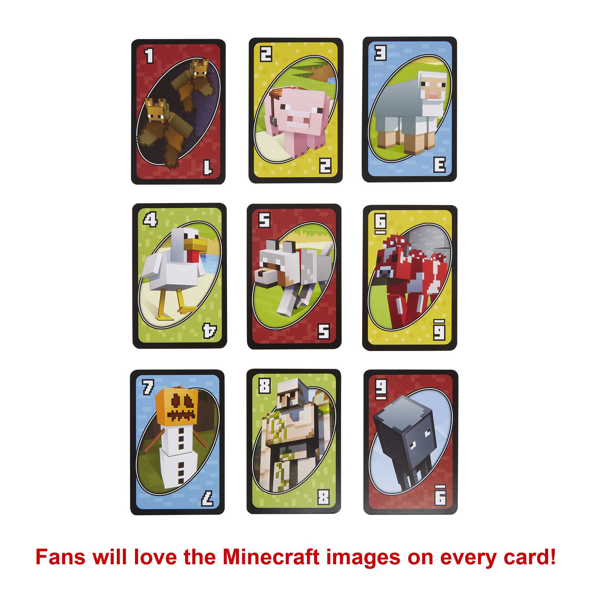 UNO Card Game, Gifts For Kids, Minecraft Themed, Storage Tin Box - Image 3