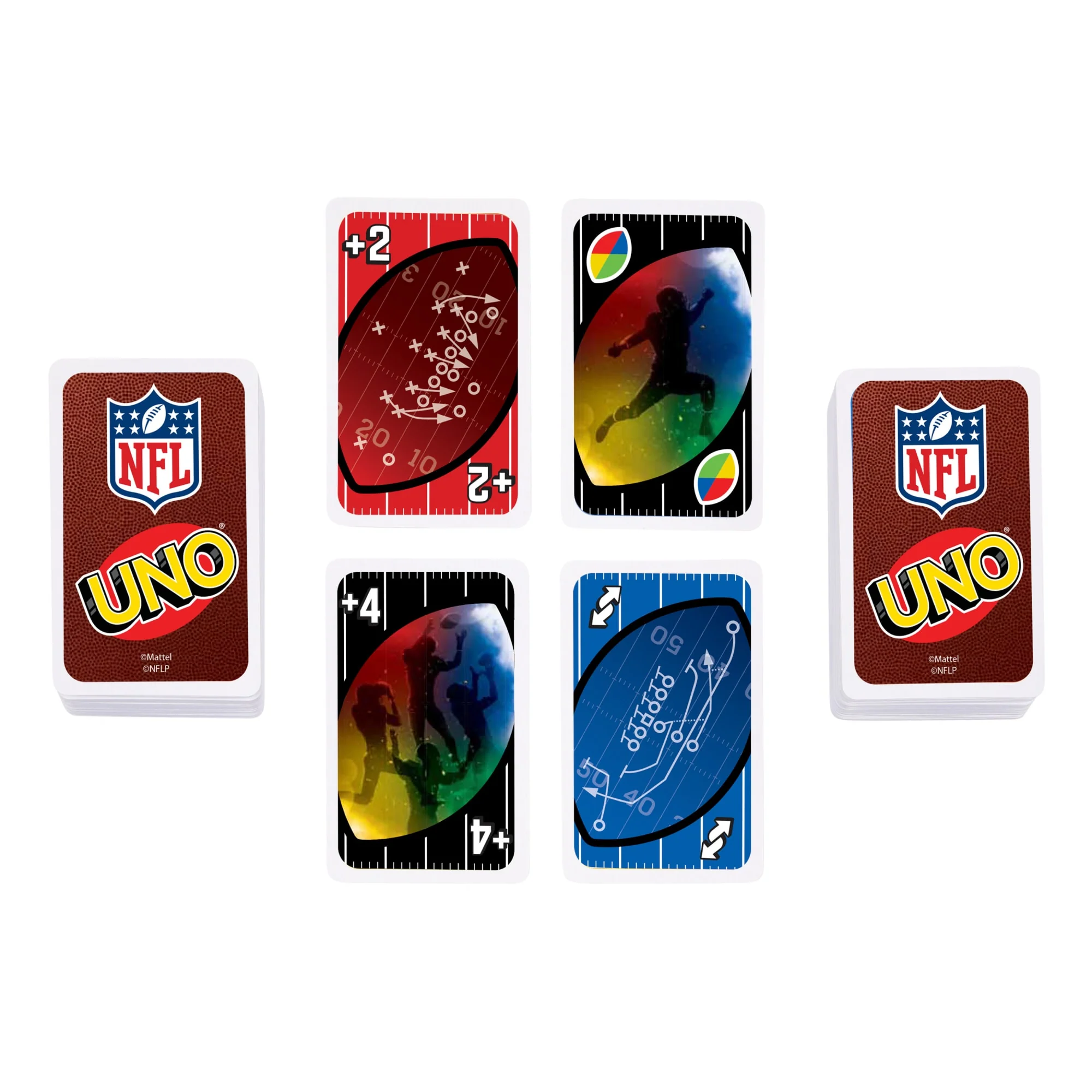 UNO NFL Card Game in Storage & Travel Tin For Kids, Adults & Family Night, Features All 32 NFL Teams - Image 4