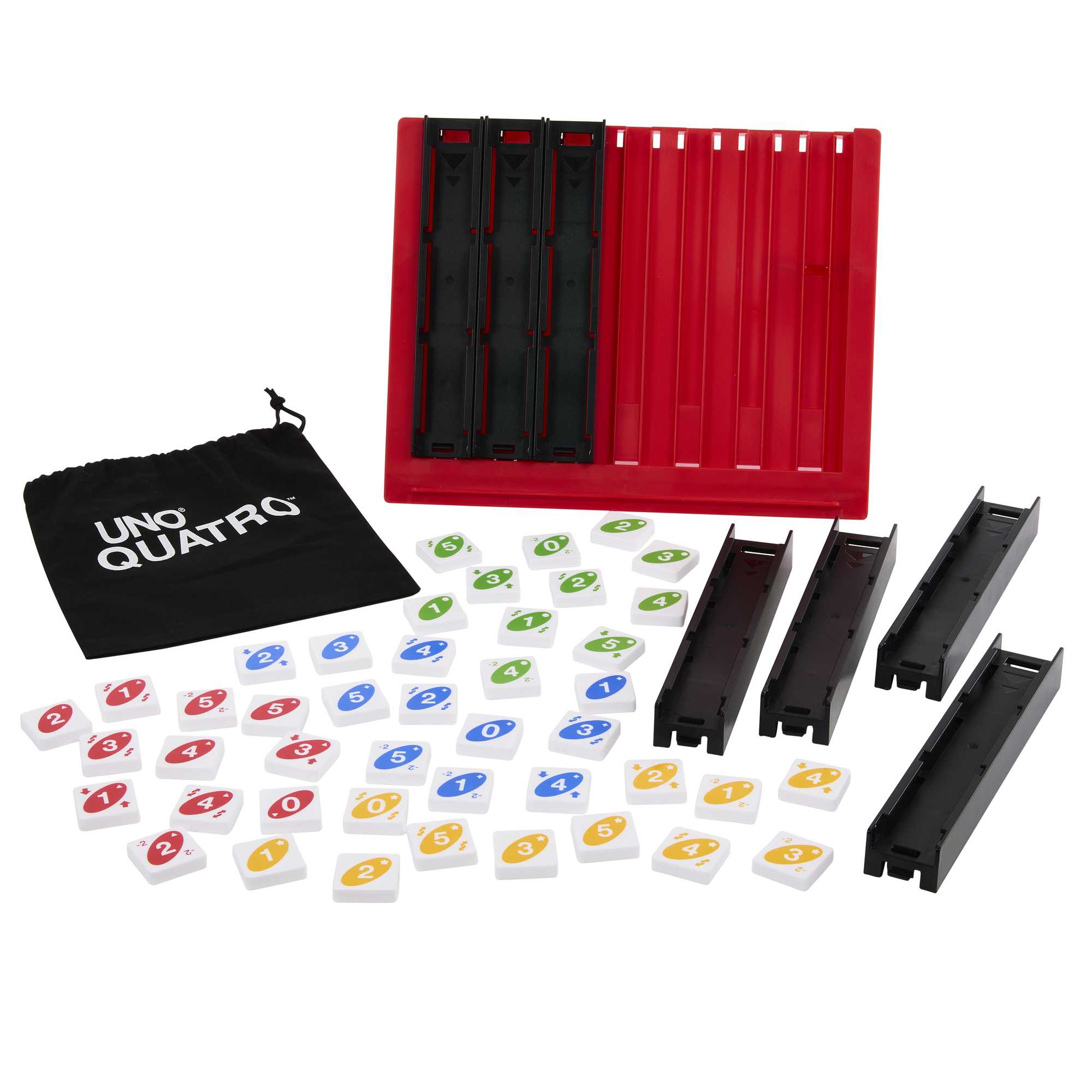 UNO Quatro Game For Adult, Family & Game Night, 2 To 4 Players, Ages 7 Years & Up - Image 6