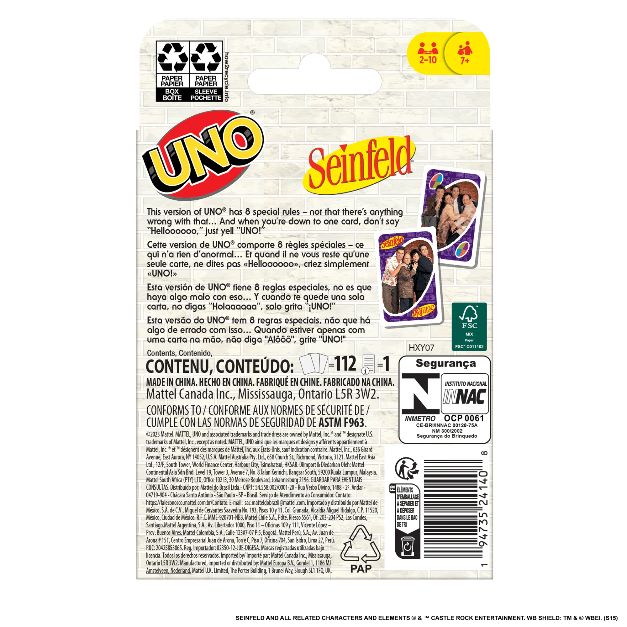 UNO Seinfeld Card Game - Image 6