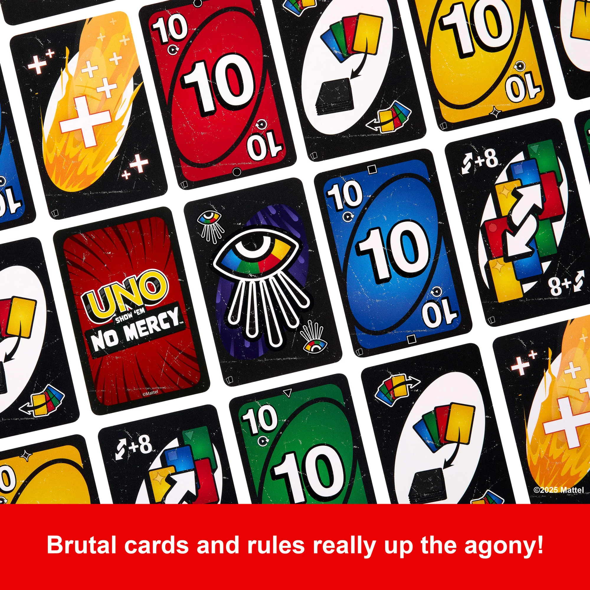 UNO Show ‘Em No Mercy Card Game Expansion Pack For Kid, Adult & Family Nights & Parties - Image 3