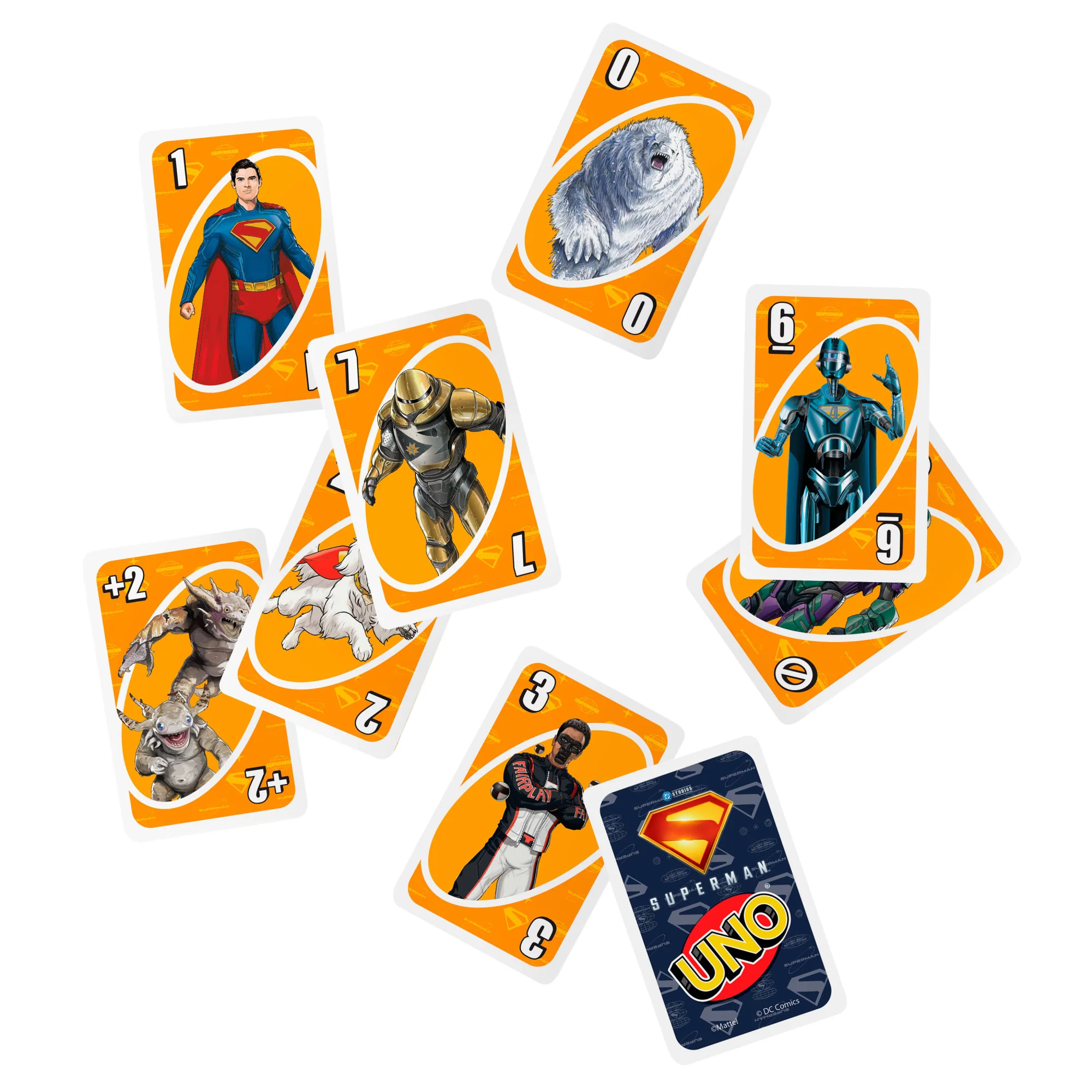 UNO Superman Card Game For Kid, Adult & Family Nights, Toy Collectible Inspired By The Movie - Image 3