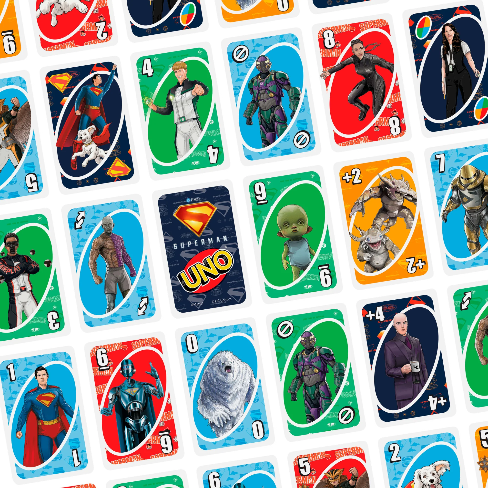 UNO Superman Card Game For Kid, Adult & Family Nights, Toy Collectible Inspired By The Movie - Image 4