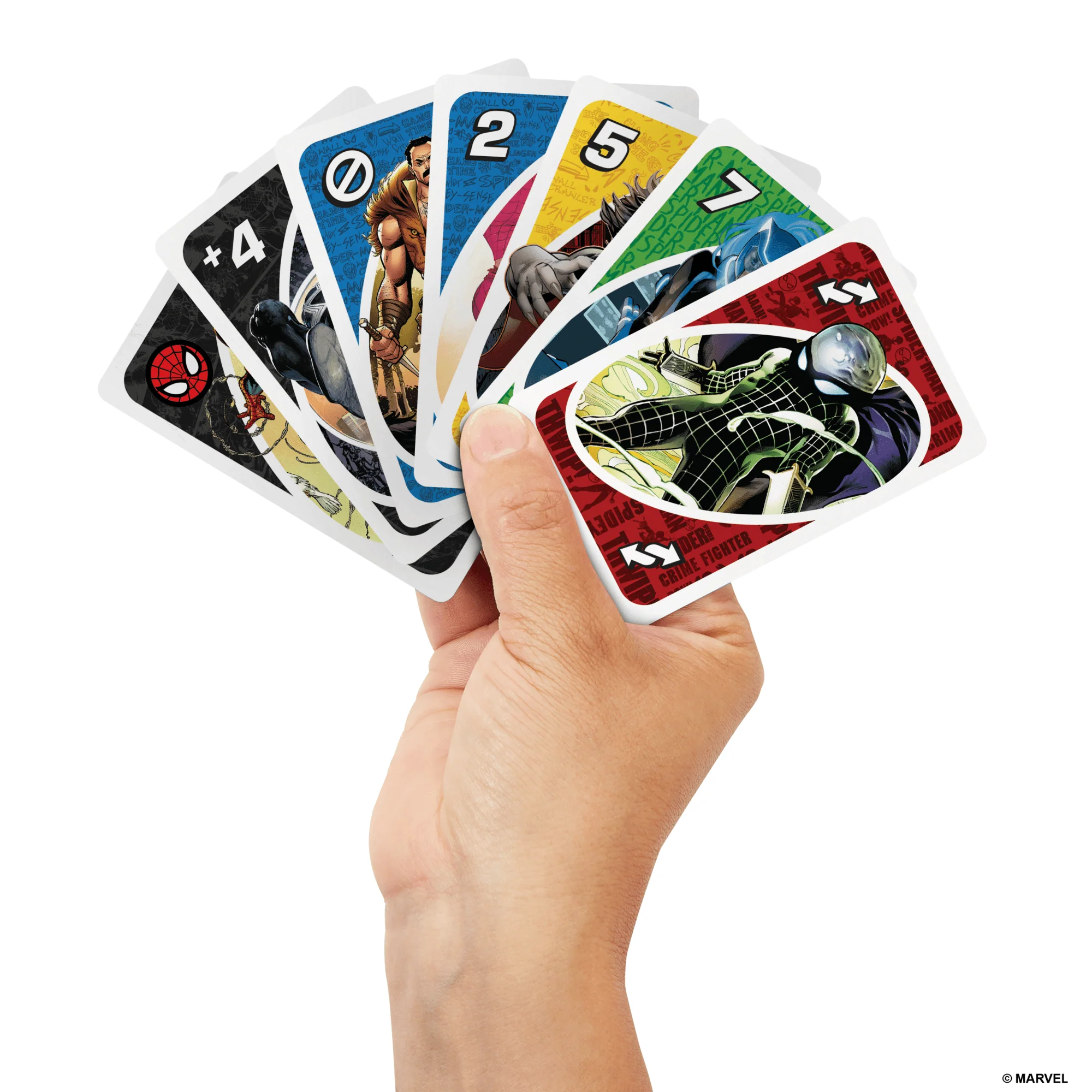 UNO The Amazing Spider-Man Card Game For Kids, Adults & Family Night Inspired By Marvel Comic Book Series - Image 2