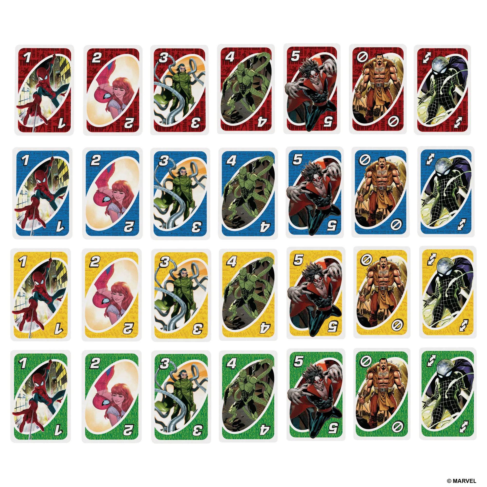 UNO The Amazing Spider-Man Card Game For Kids, Adults & Family Night Inspired By Marvel Comic Book Series - Image 6