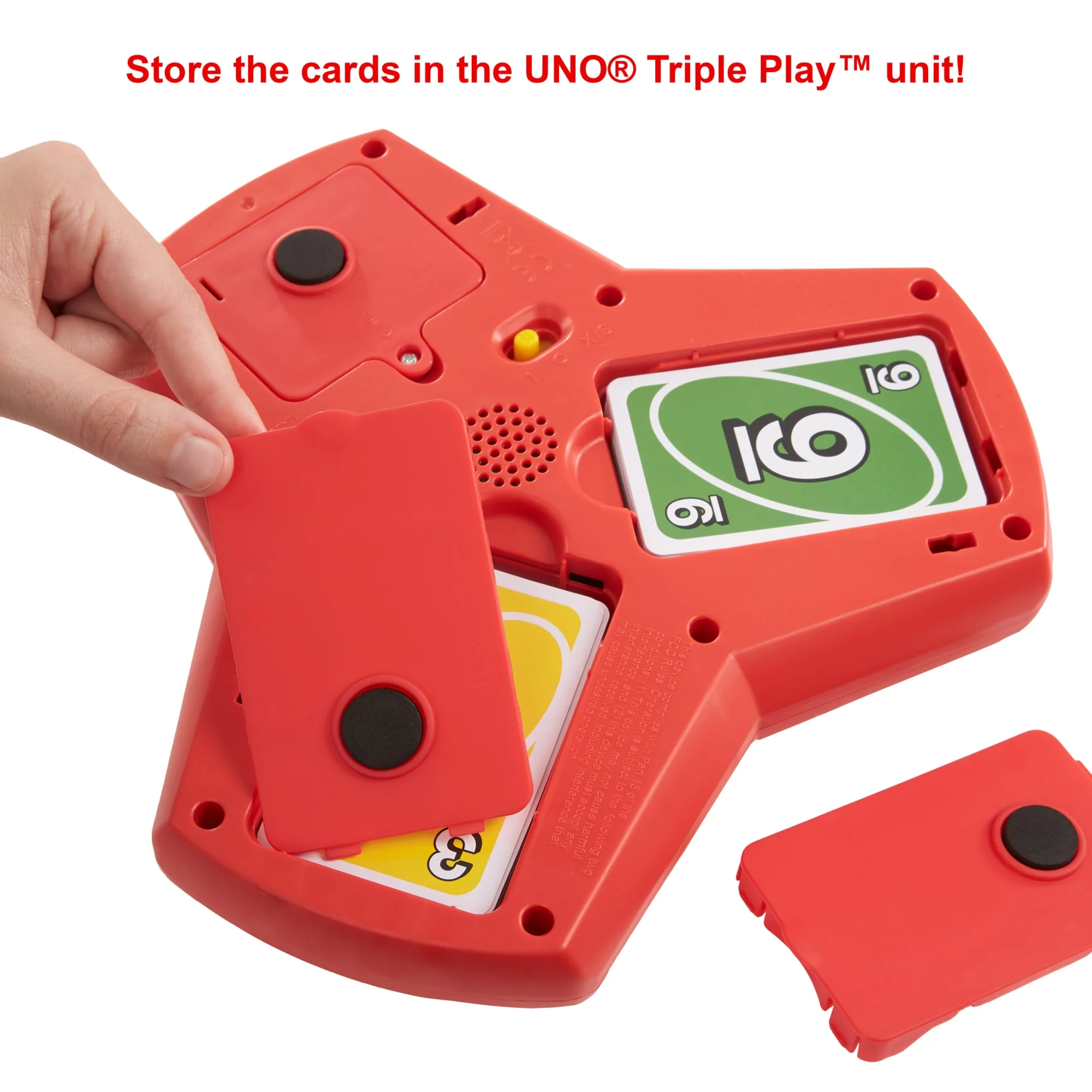 UNO Triple Play Card Game, Game For Family Night, Lights And Sounds - Image 5