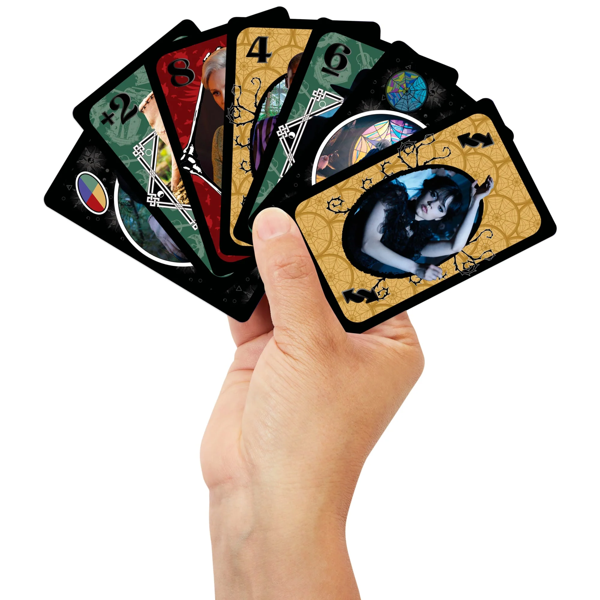 UNO Wednesday Card Game For Kid, Adult & Family Nights, Toy Collectible Inspired By The Series - Image 2