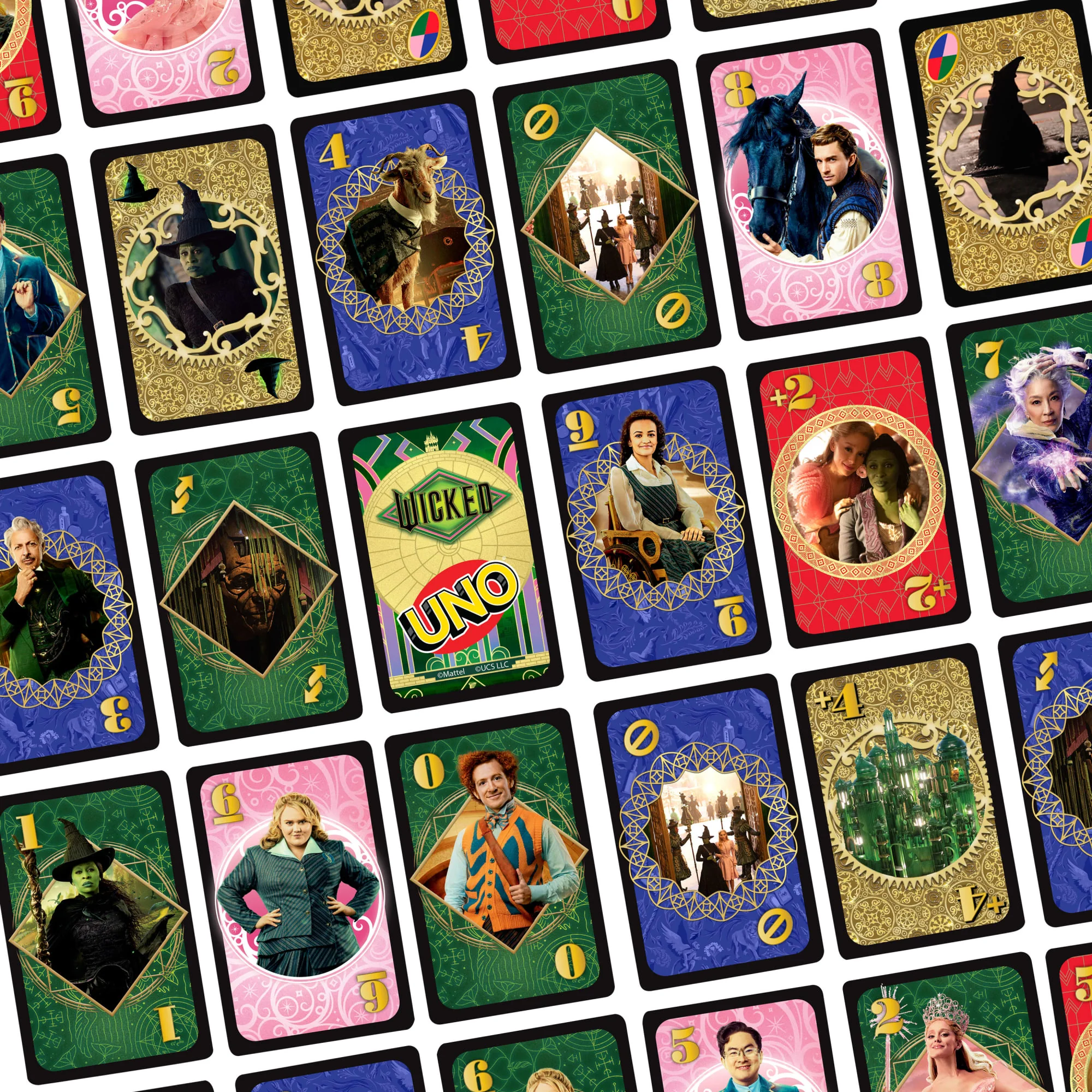 UNO Wicked Card Game For Kid, Adult & Family Nights Inspired By The Movie - Image 5