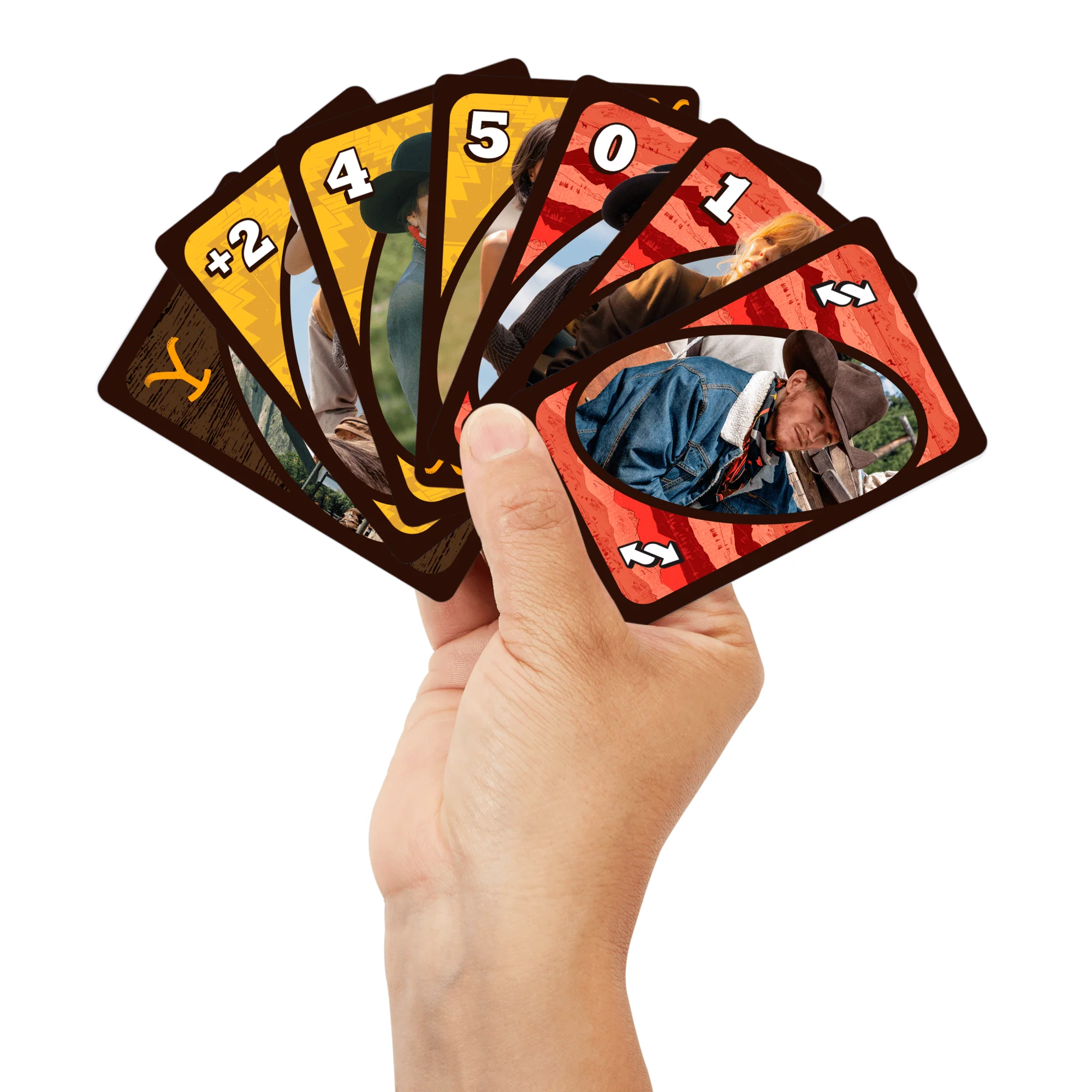 UNO Yellowstone Card Game For Kids, Adults & Family Night With Deck Inspired By The TV Show - Image 2