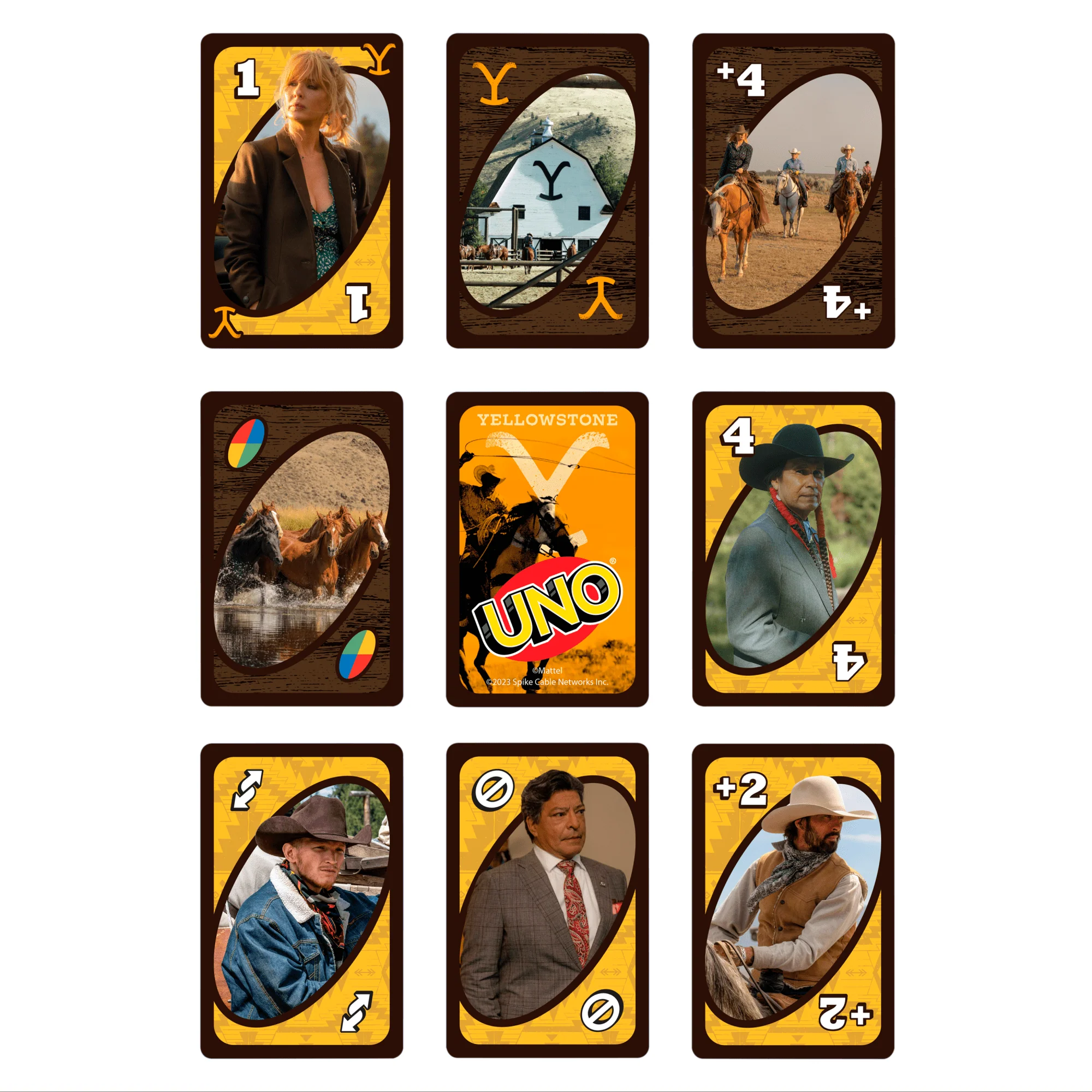UNO Yellowstone Card Game For Kids, Adults & Family Night With Deck Inspired By The TV Show - Image 3