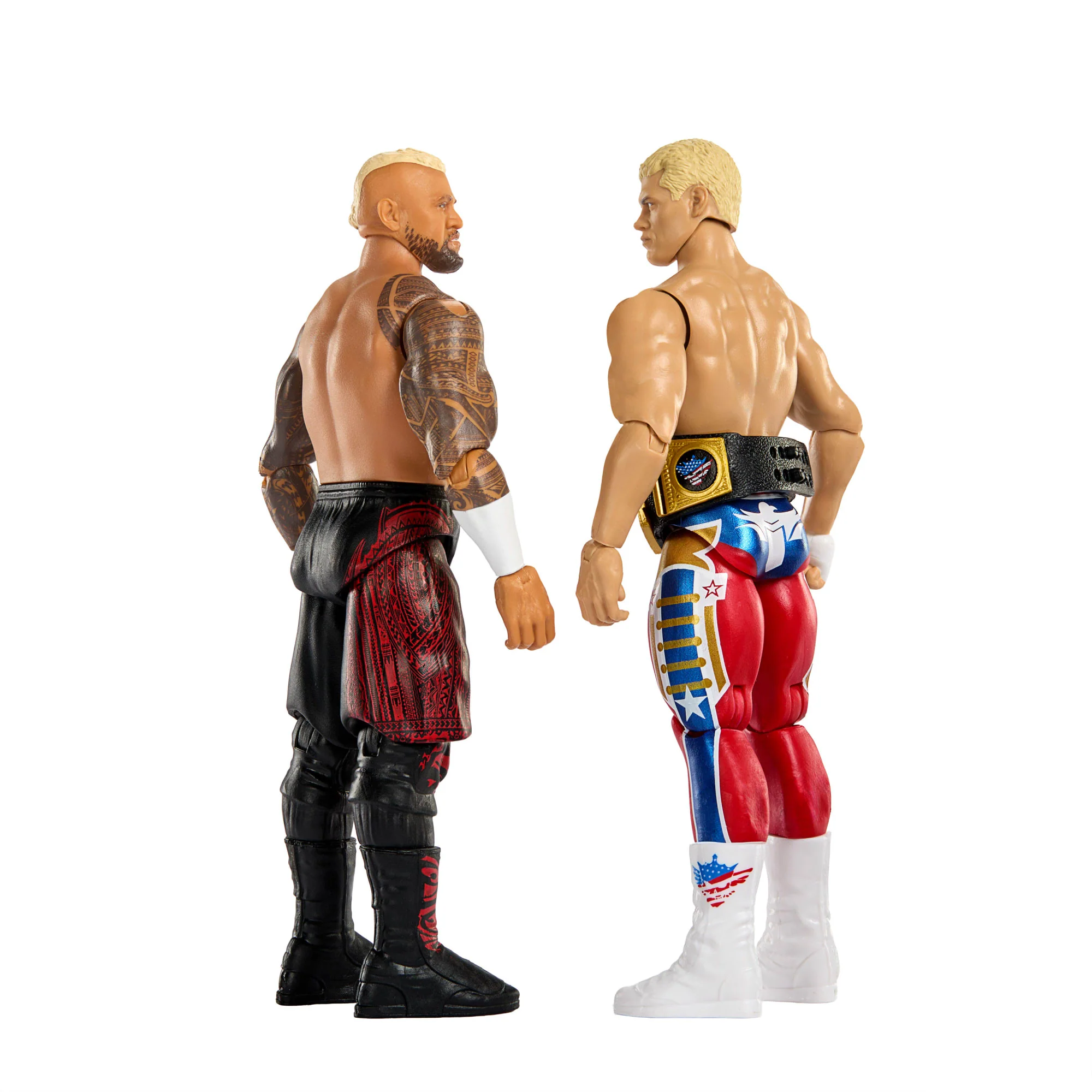 WWE Main Event Showdown Cody Rhodes vs Solo Sikoa Action Figures Set, Series #24, 6-Inch Collectibles - Image 4
