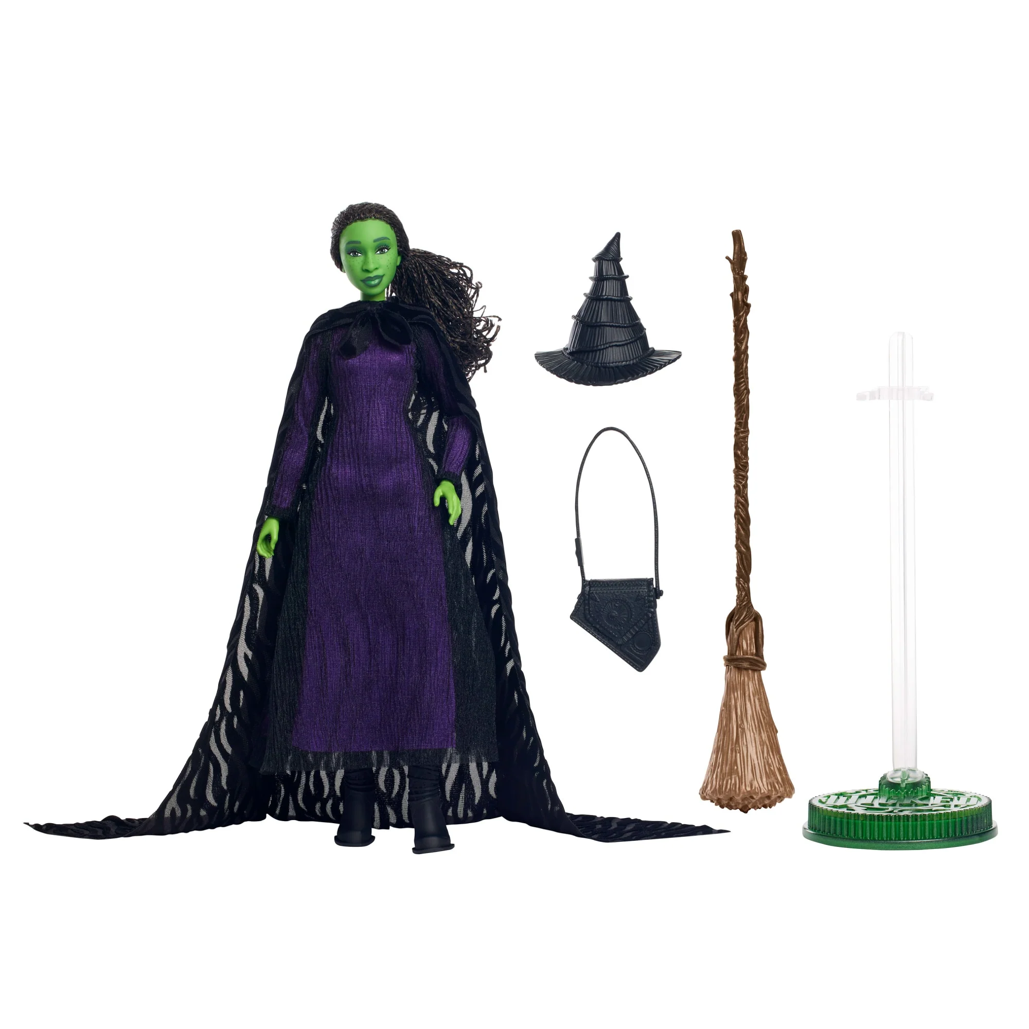 Universal Pictures’ Wicked Deluxe Elphaba Fashion Doll & Accessories With Braided Hair & Posability - Image 5