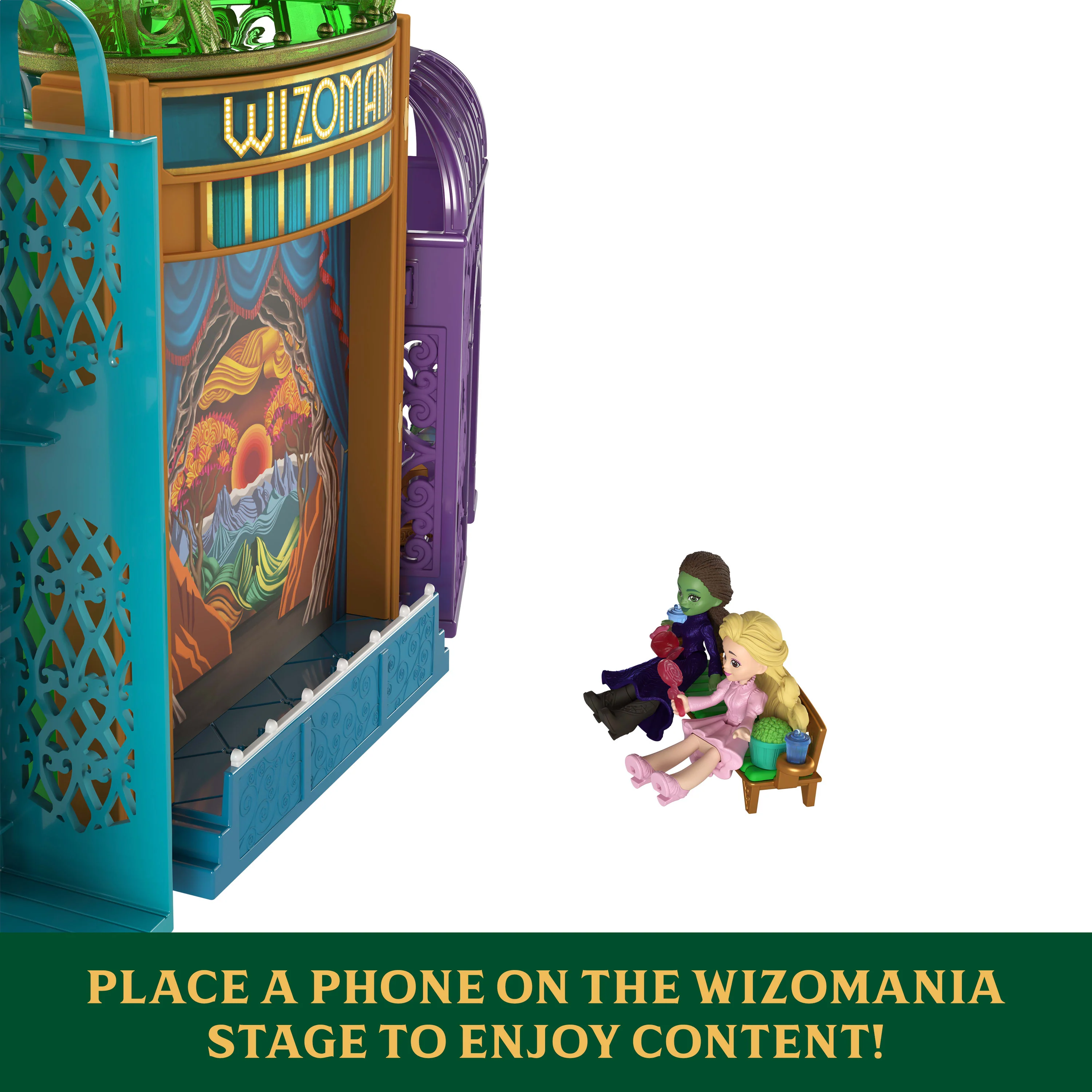 Universal Pictures’ Wicked Emerald City Small Doll Playset With 5 Play Spaces & 15 Accessories - Image 4