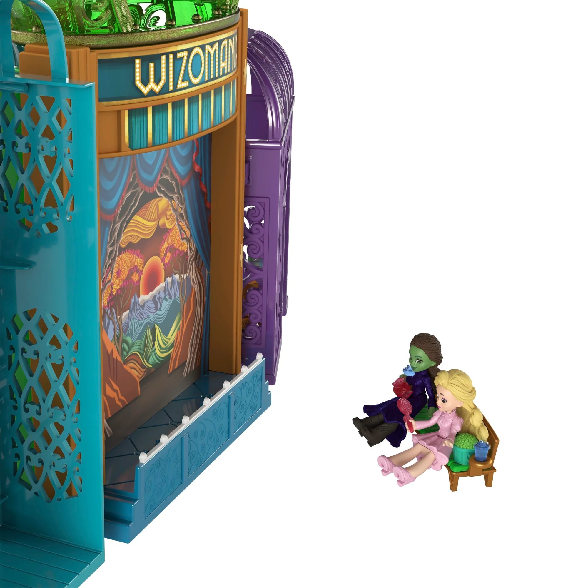 Universal Pictures’ Wicked Emerald City Small Doll Playset With 5 Play Spaces & 15 Accessories - Image 4