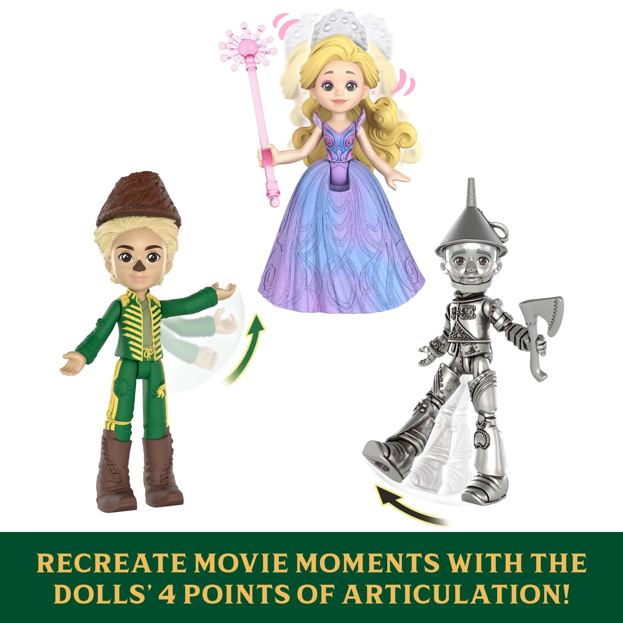 Universal Pictures’ Wicked: For Good Oz Story Set, 5 Small Dolls With 5 Movie-Inspired Accessories - Image 3